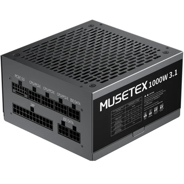 Musetex MU 1000 3.1 1000w Modular Power Supply PSU