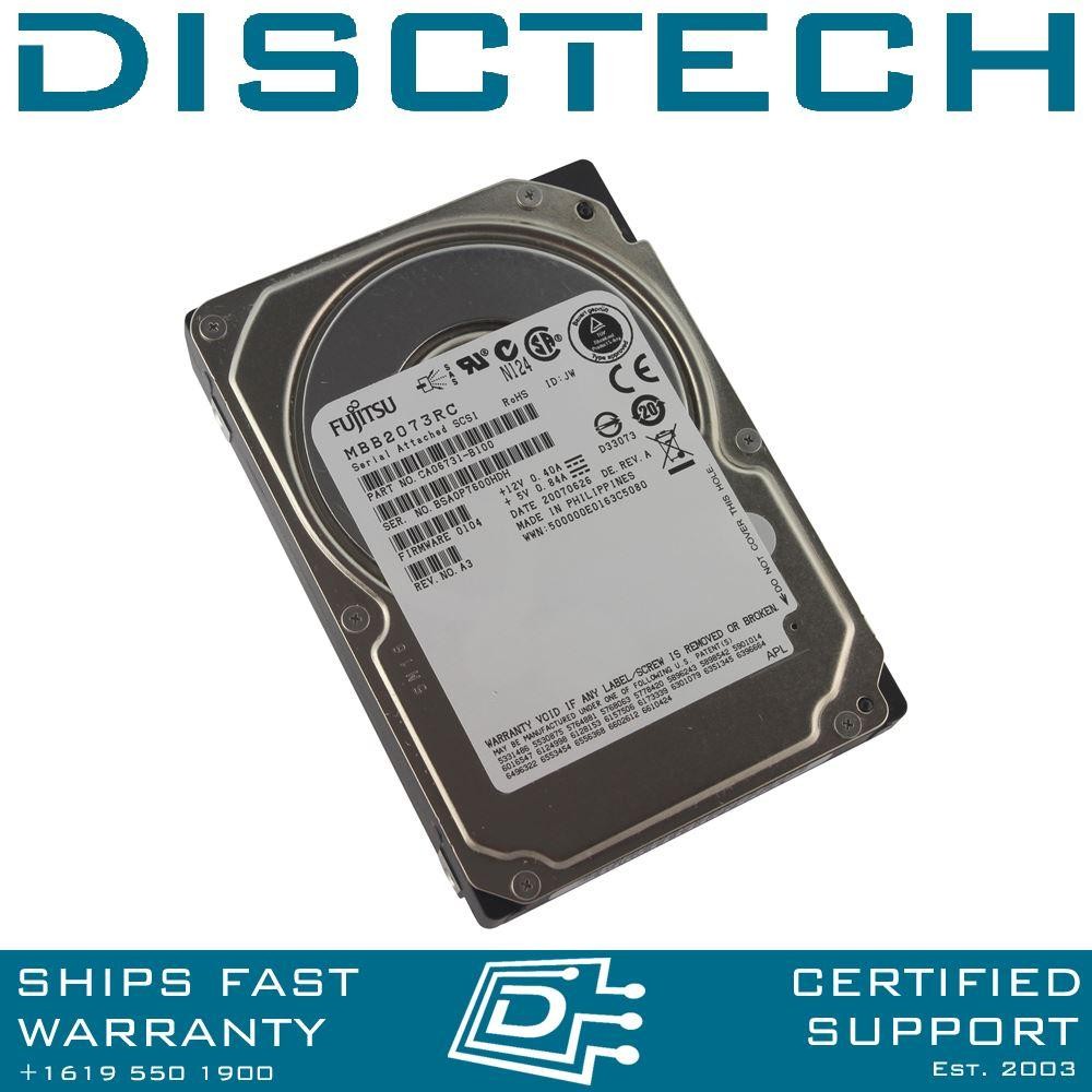 Fujitsu MBB2073RC SAS Hard Drive