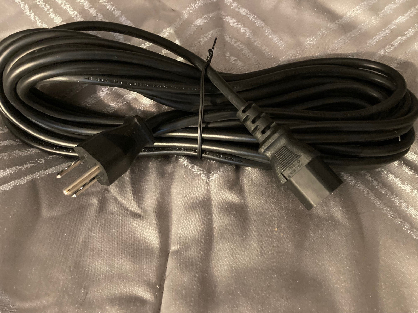 25FT Universal 3 Prong AC Power Cord Cable 18AWG for Computer Printer Monitor TV