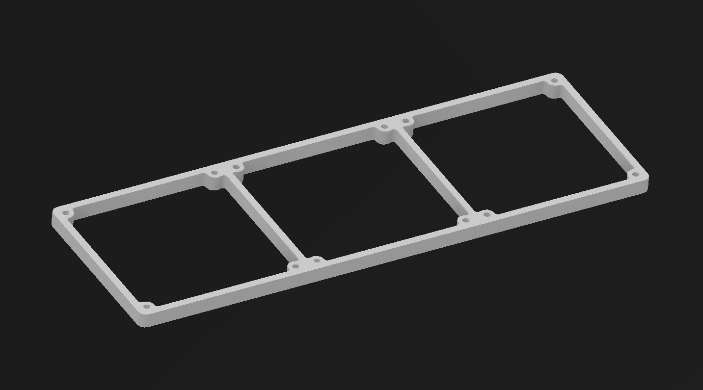 Set of 360mm Radiator Fan Spacer | Fits 3x 120mm Fans
