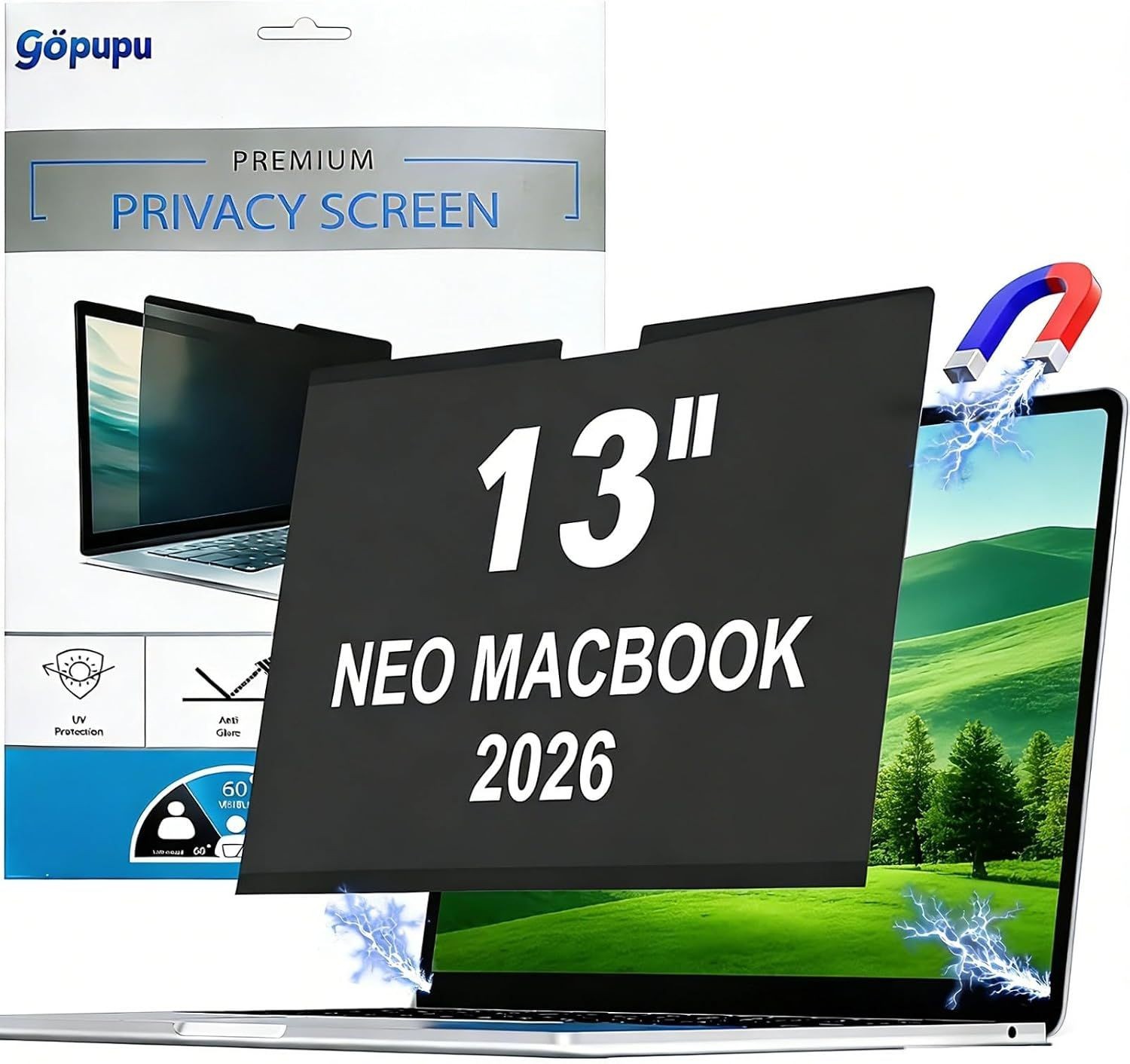 Magnetic Privacy Screen Protector MacBook Neo 13 Inch A18 Pro Mac Neo A3404