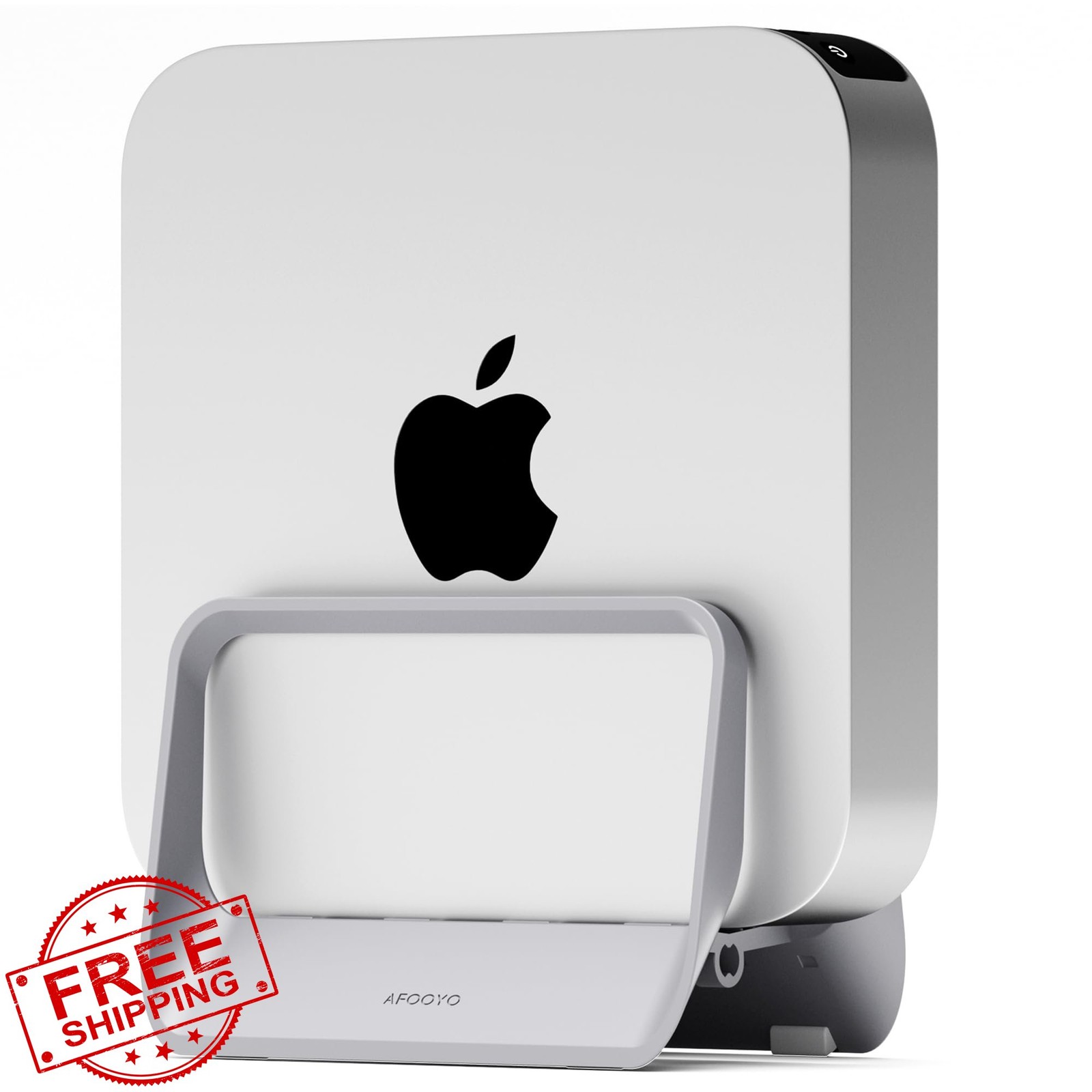 AFOOYO Gray ABS Mac Mini Stand Vertical Holder