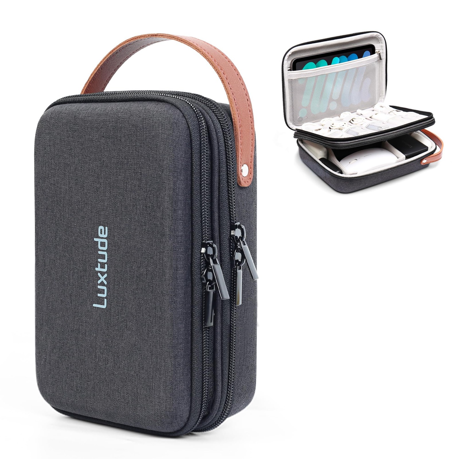 Electronics Organizer Travel Case, Portable Tech Bag for Working/Travelling, ...