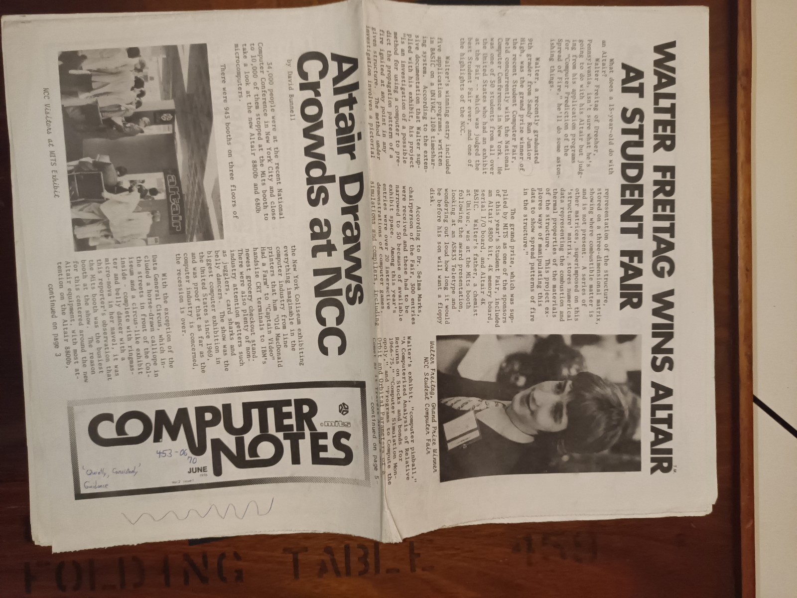 MITS Altair Computer Notes June 1976