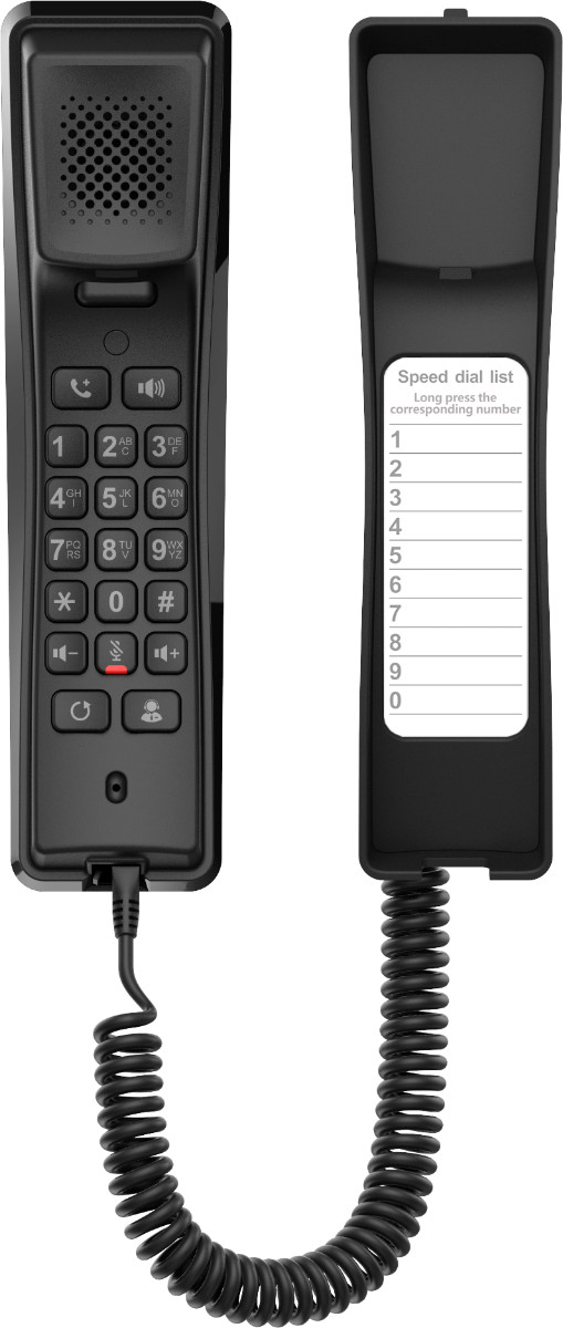 Fanvil H2U IP Phone Compact Black 2 SIP Lines