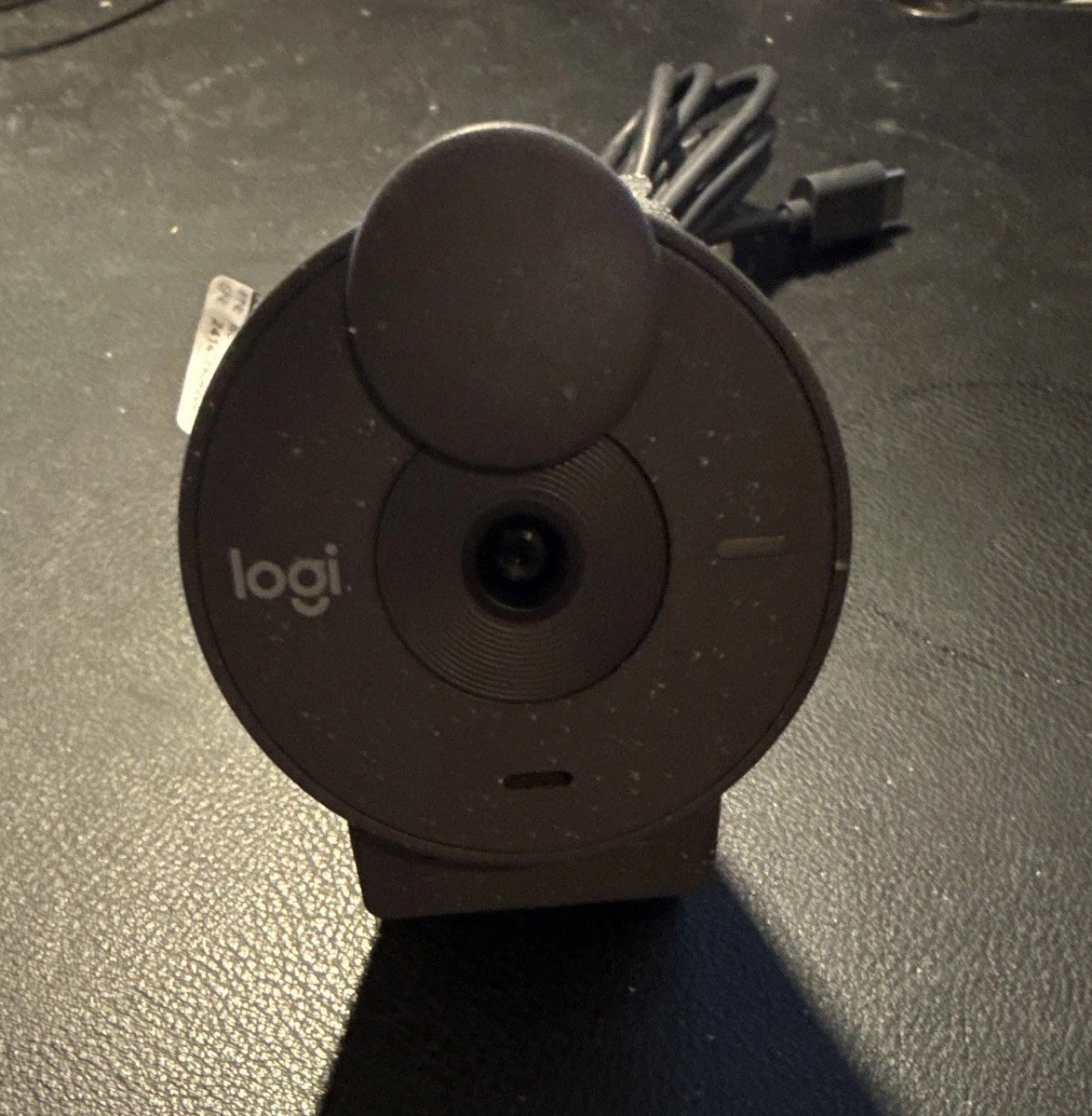 Logitech Brio 300 1080p webcam, auto light correction, noise-reducing mic, USB C