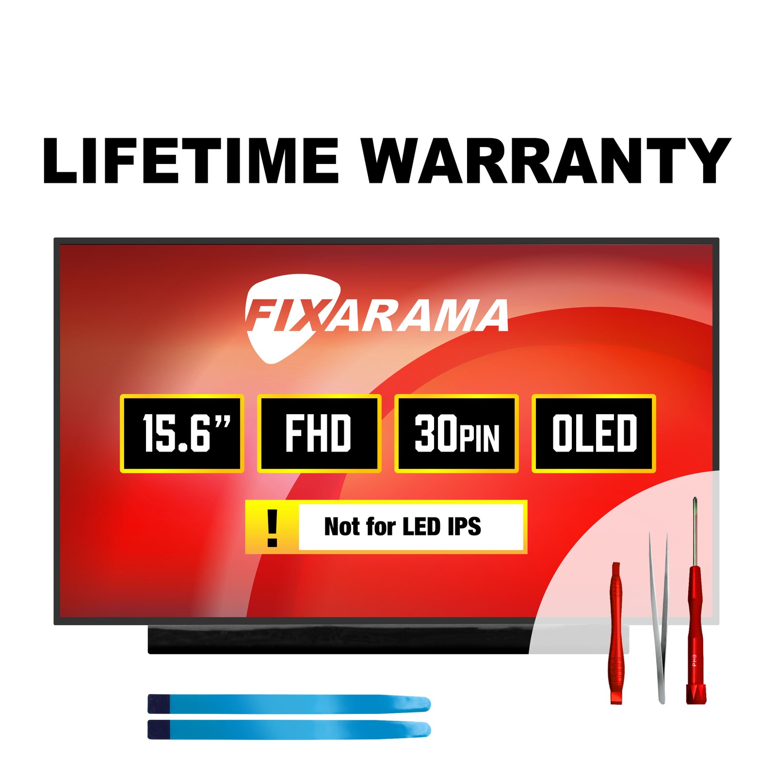 ASUS 18200-15600900 OLED FHD Glossy LCD Screen + Tools GRADE A+ FIXARAMA