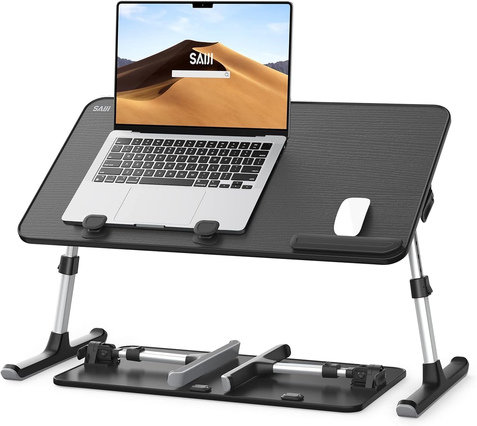 Laptop Desk for Bed, SAIJI Height & Angle Adjustable Laptop Stand for Bed, La...