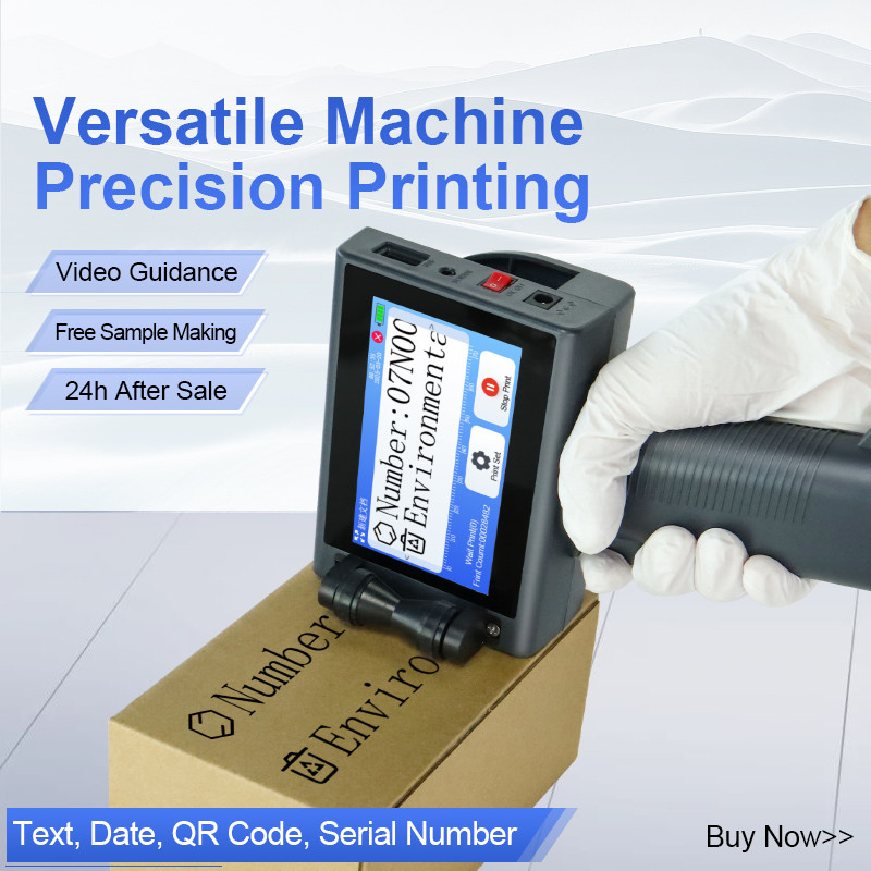 M5 Handheld Inkjet Printer 600dpi Fast Dry Ink for Batch Coding