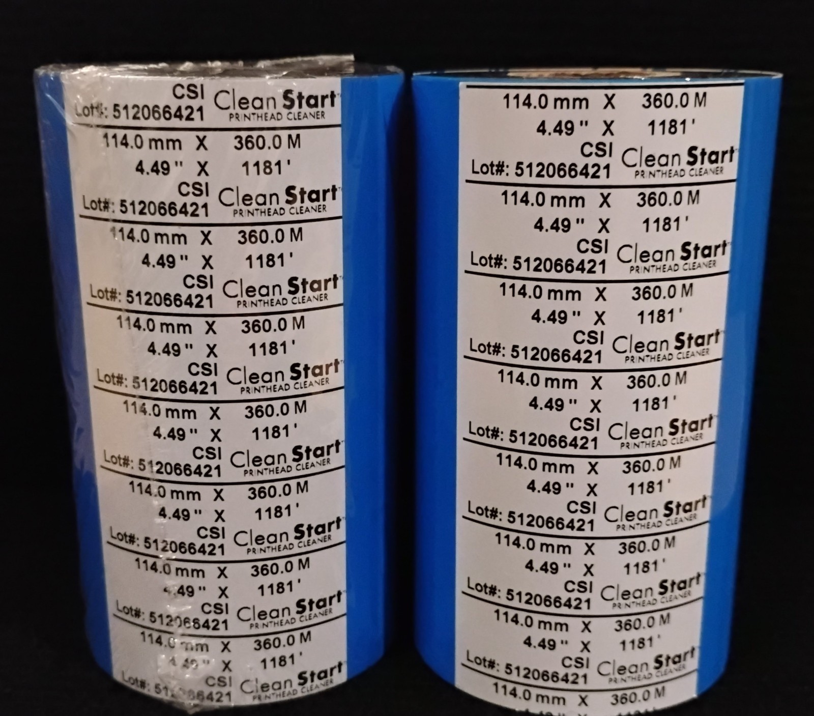 Thermal Transfer Ribbon ARMOR-IIMAK 4.49x1181 1" Core 2 Rolls Black