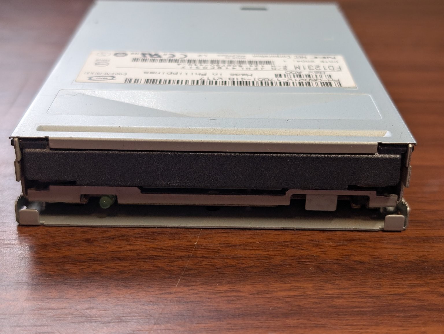 NEC FD1231M Floppy Disk Drive FDD for Desktop PC 3.5" VTG Black NO BEZEL