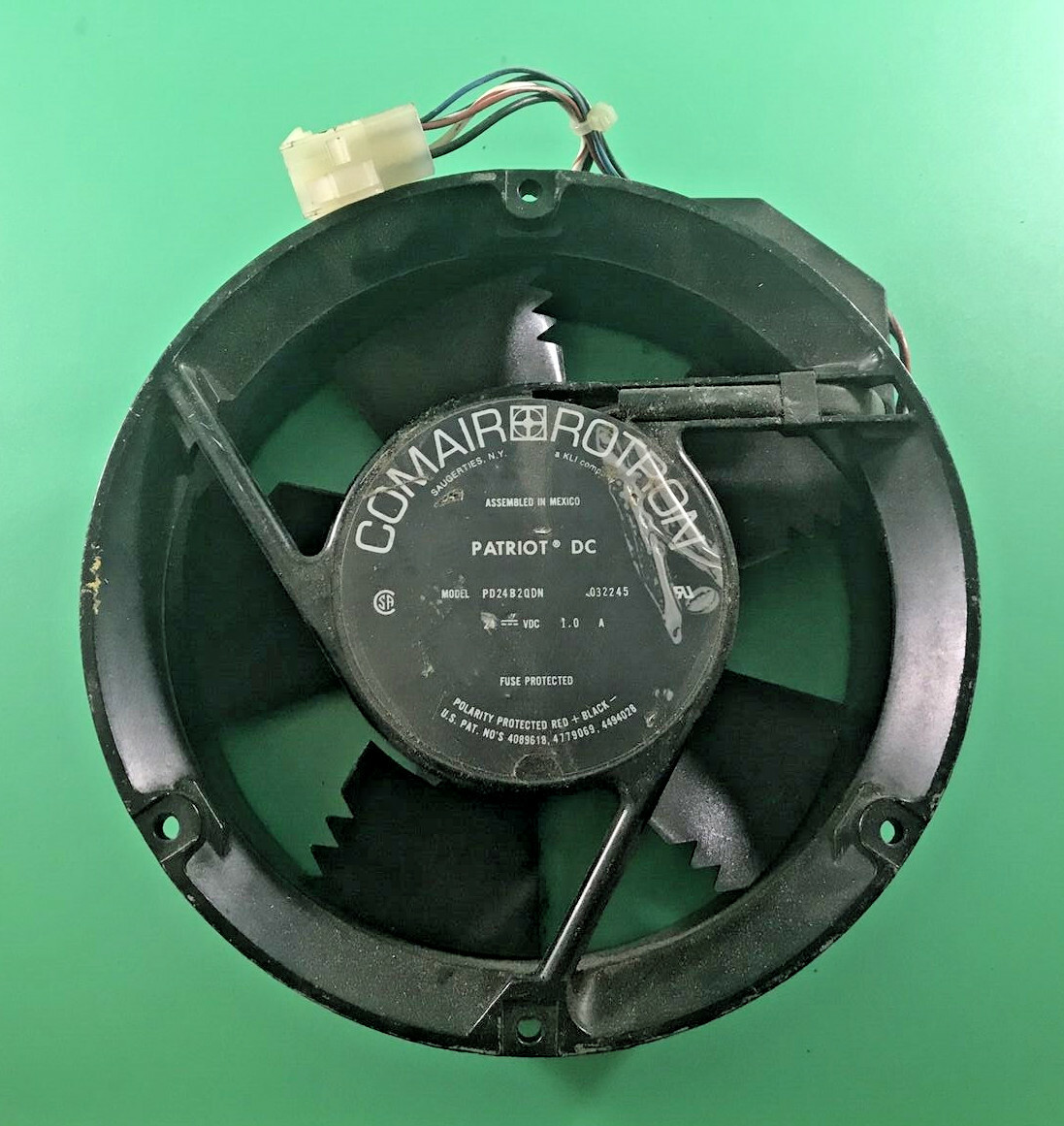 COMAIR ROTRON PD24B2QDN  24VDC, 1.0A, FUSE PROTECTED FAN