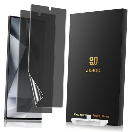 [2 Pack] Anti Glare Matte Privacy TPU Screen Protector for Galaxy S24 Ultra