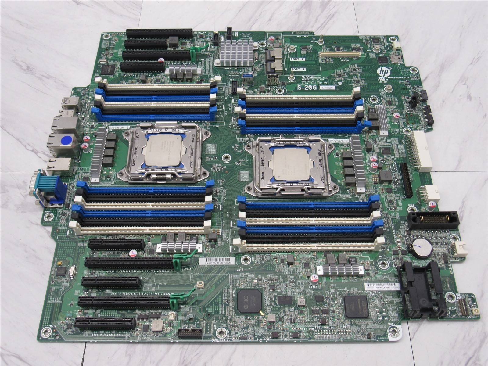 HP 780967-001 Proliant ML350 G9 System Motherboard with 2x Xeon E5-2620 v3