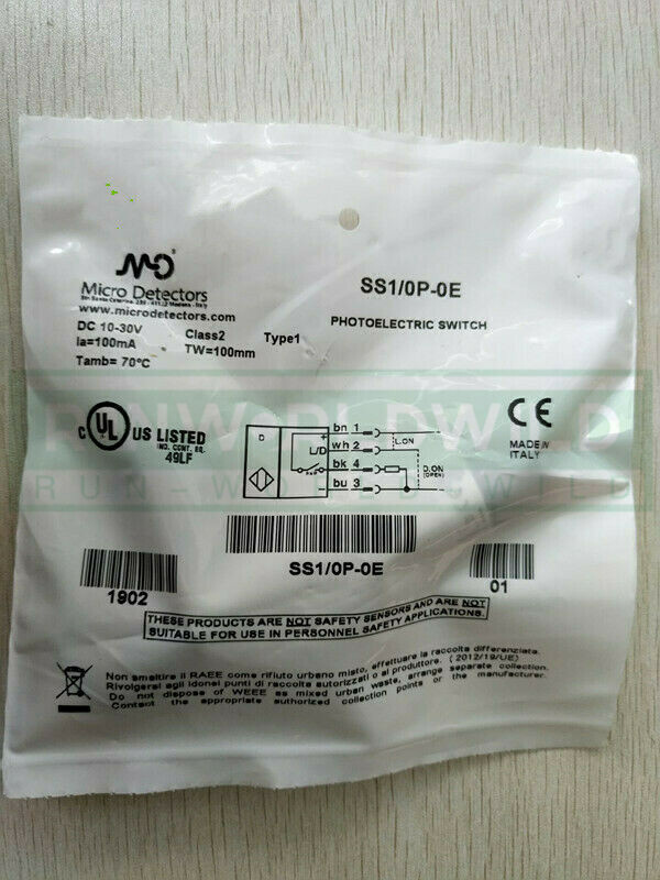 1PCS New For Micro Detectors Photoelectric Switch Sensor SS1-0P-0E