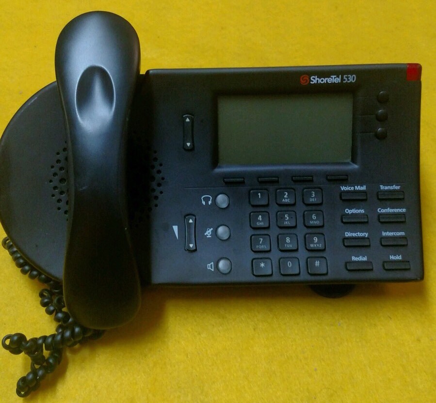 LOT OF 7: Shoretel IP 530 Model S2, BLACK