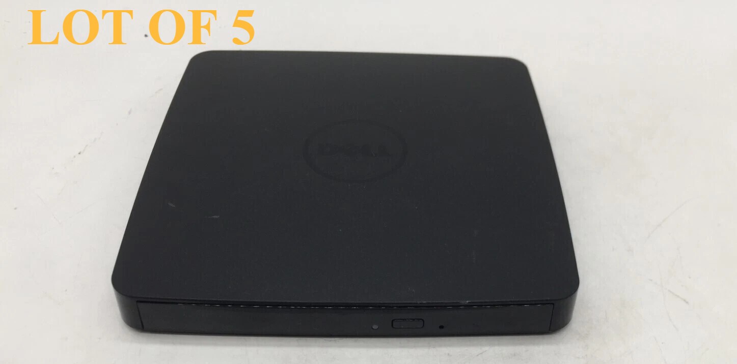 LOT OF 5 Dell Multi-Recorder External USB Wired Portable DVD/RW Drive GP60N