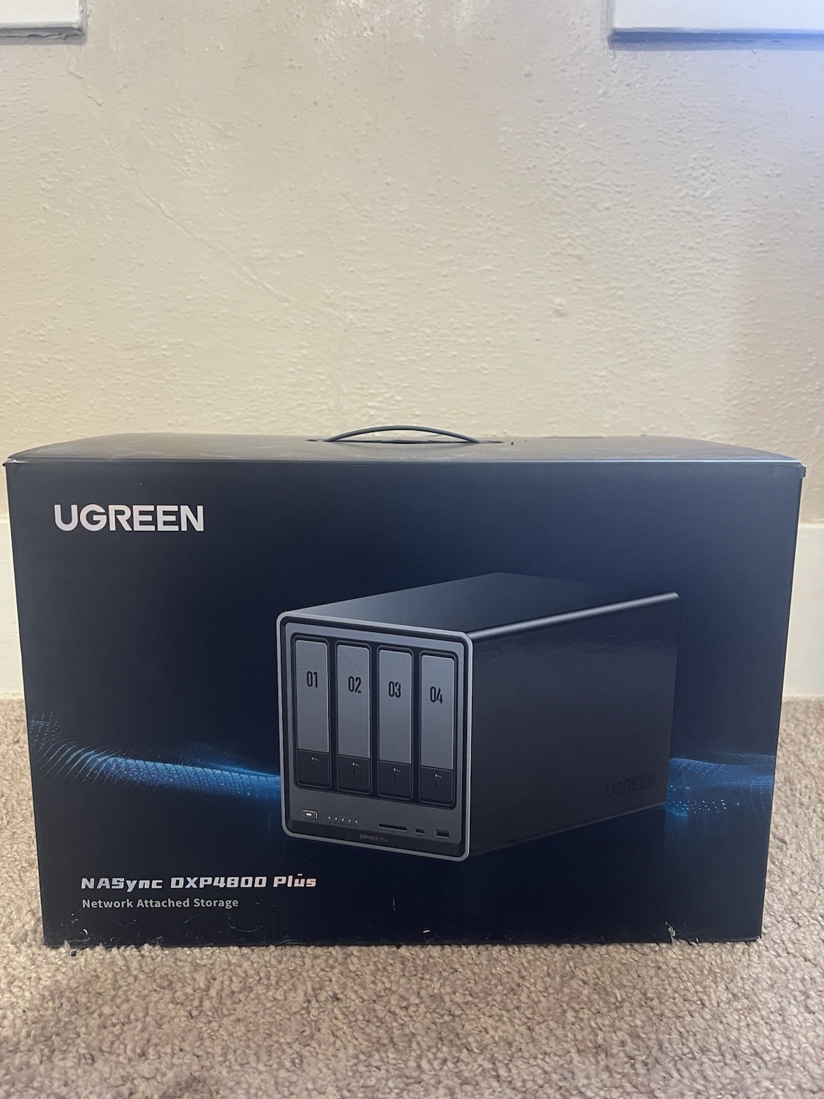 NEW UGREEN NASync DXP4800 Plus 4-Bay Nas, Intel 5-Core CPU, 8GB RAM /NO AC Cable