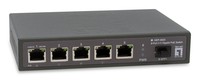 LevelOne GEP-0625 Switch 802.3af/at/bt 5 x 100/1000/2.5G+ 1 10 Gigabit... Switch