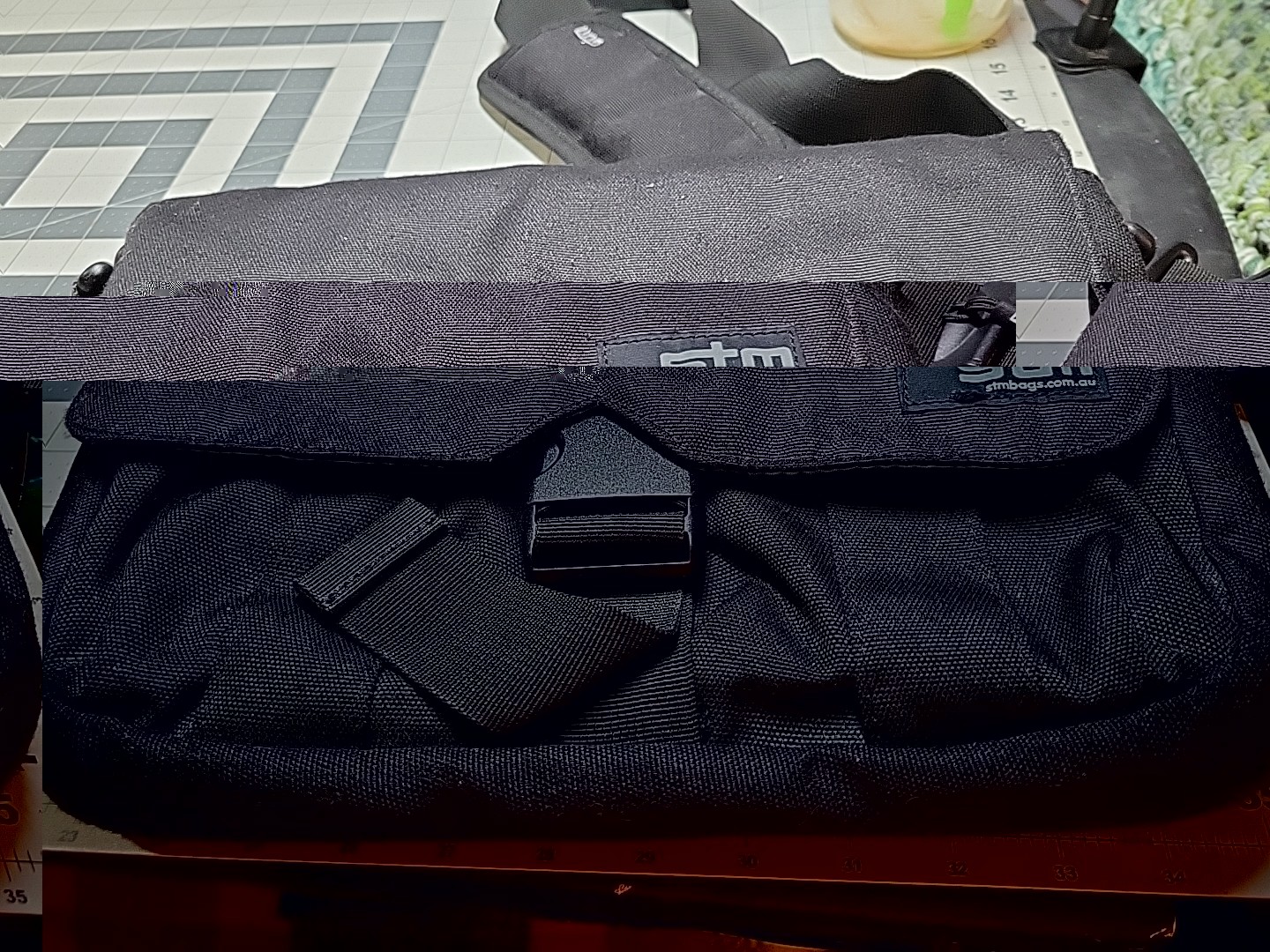P19 STM stmbags.com.au 12” Laptop Or Tablet Shoulder Crossbody Bag Protected