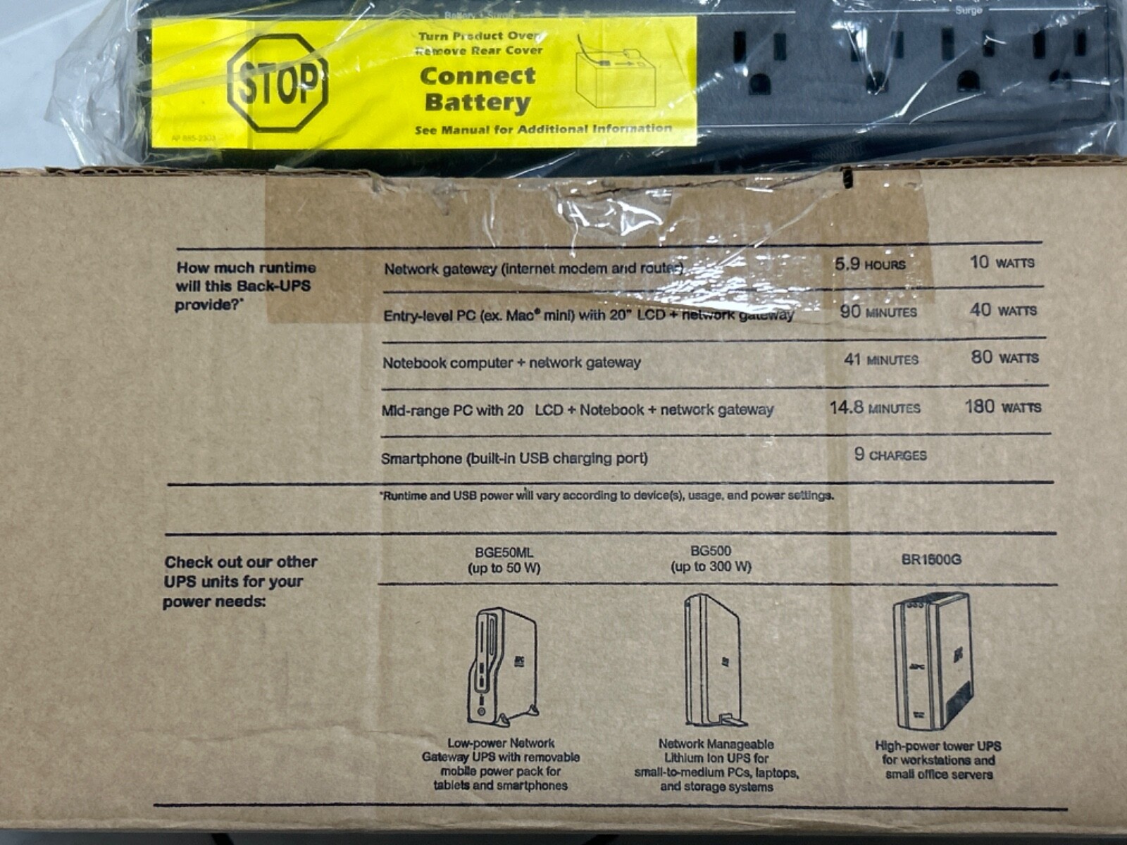 APC Back-UPS 850VA BE850G2