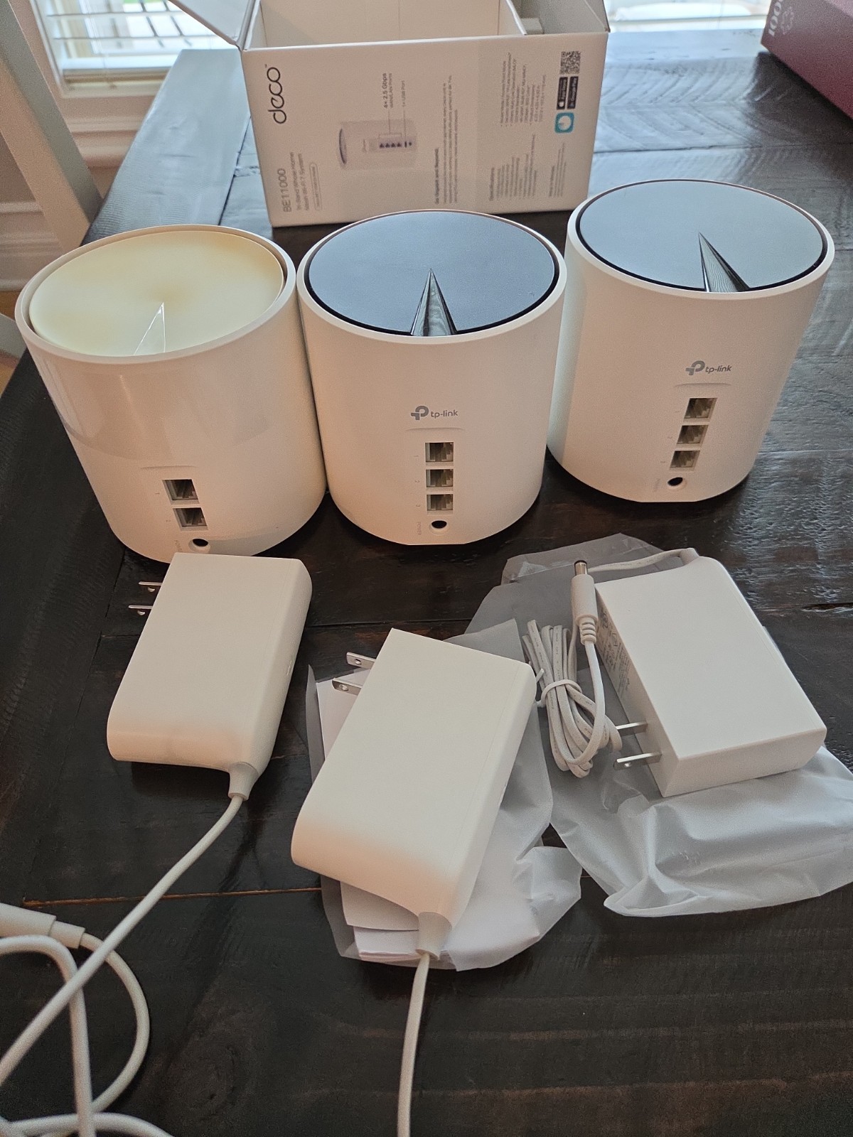 TP-Link Deco X55 AX3000 Whole Home Mesh WiFi 6 System - 3 Pack (Tested & Reset)