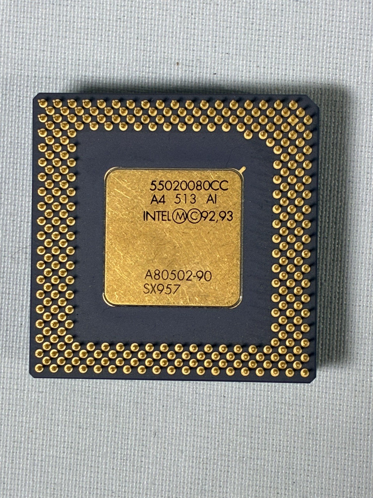Intel Pentium A80502-90 SX957 Gold CPU Untested