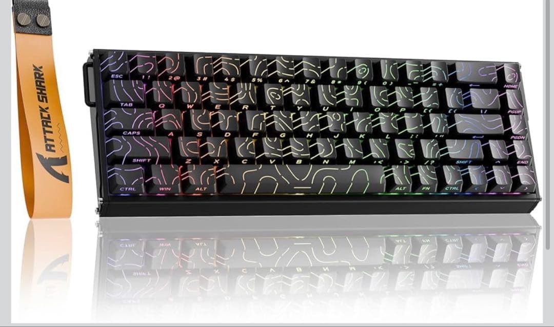 Attack Shark X68MAX He Gaming Keyboard Magnetic Switch 8000Hz Cnc Aluminum Rgb