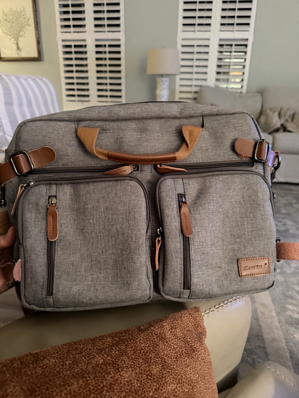 Cool Bell Computer, Business, Backpack Satchel.