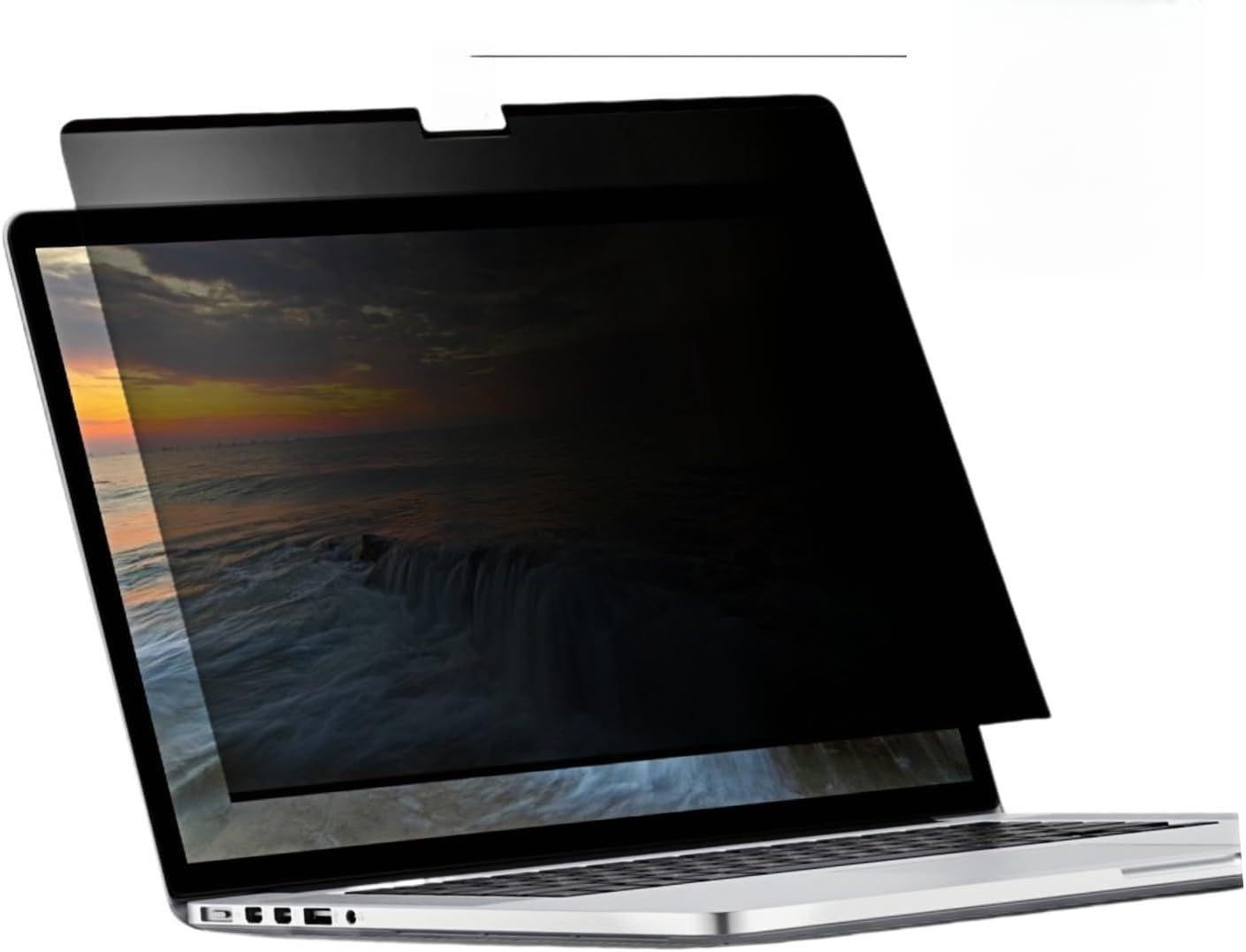 Magnetic 360° Privacy Screen Filter for Macbook Air 13.6 - Easy On/Off Shield