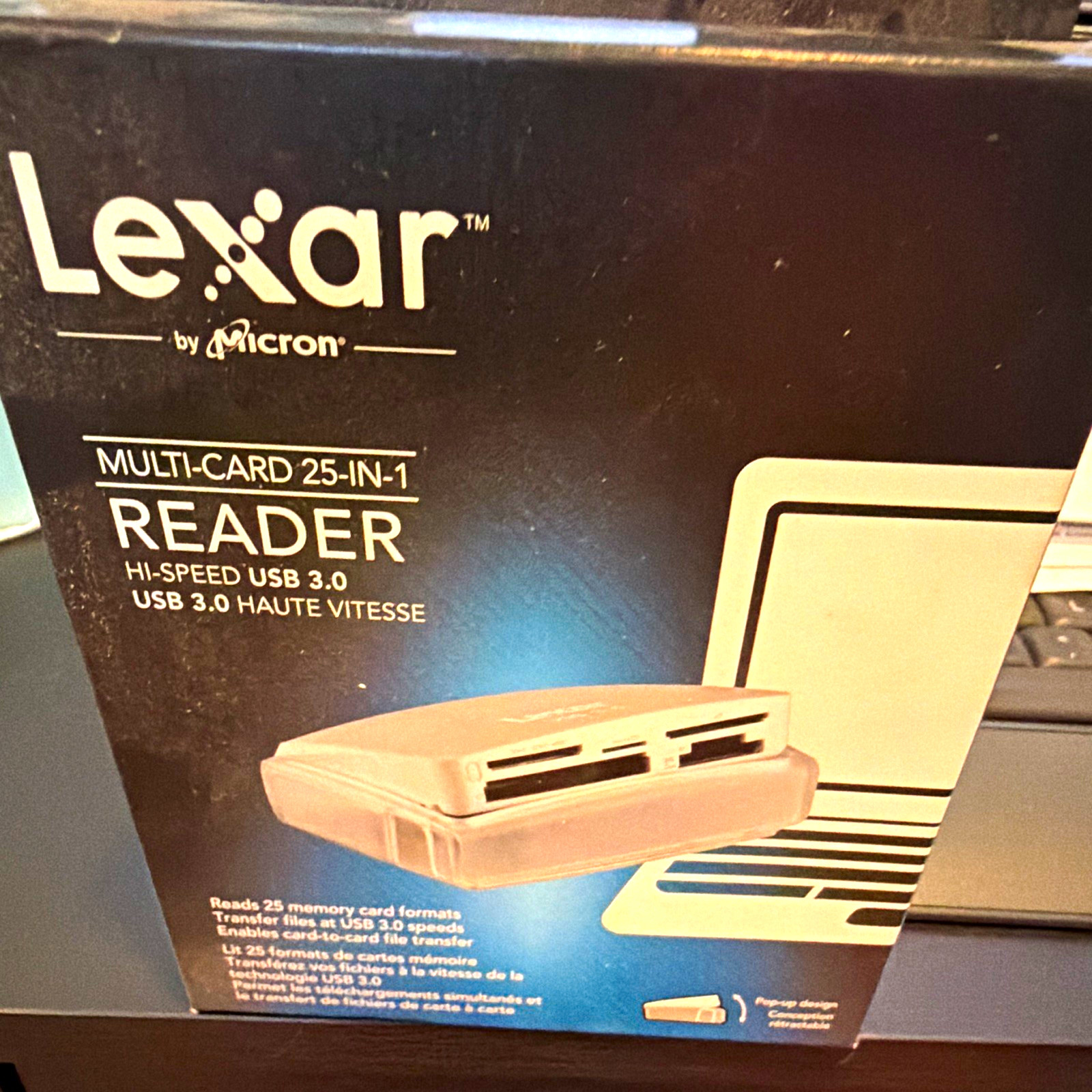 Lexar 25-in-1 Multi-Card Reader Hi-Speed USB 3.0 Universal Compatible