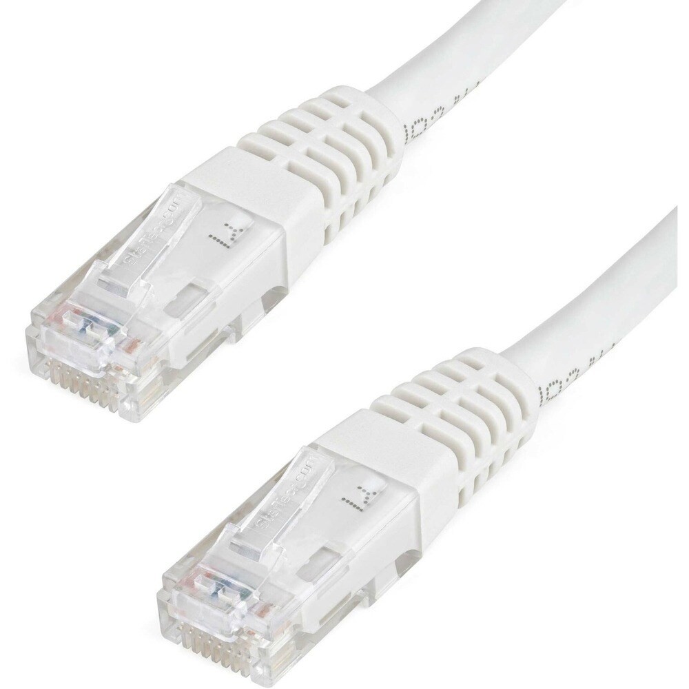 StarTech C6PATCH8WH Startech Cb Cat6 Patch Cable Molded Rj45 Connectors 8Ft