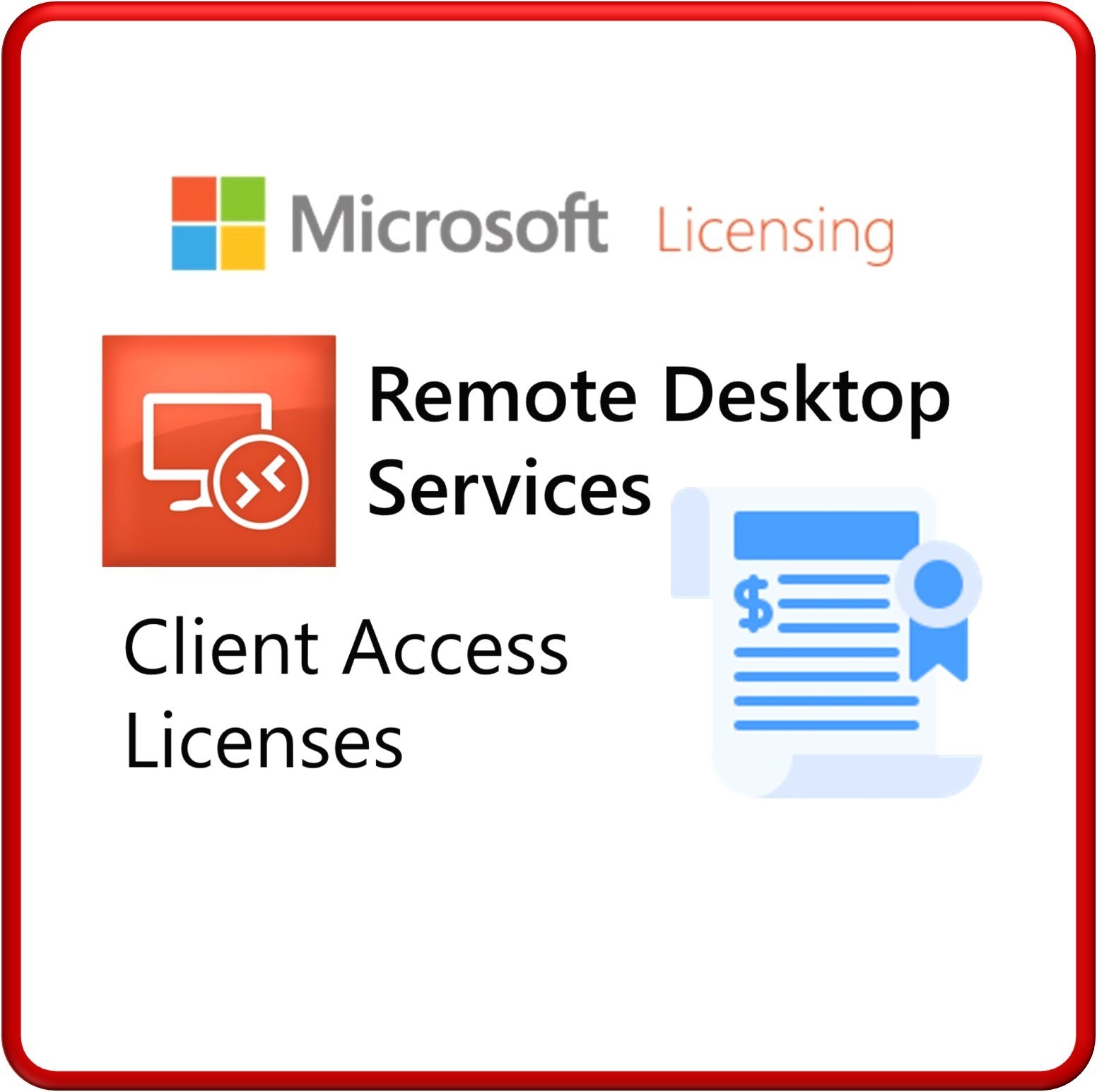 Windows Server 2025 Remote Desktop (RDS) CALs for 10 Devices (Physical)