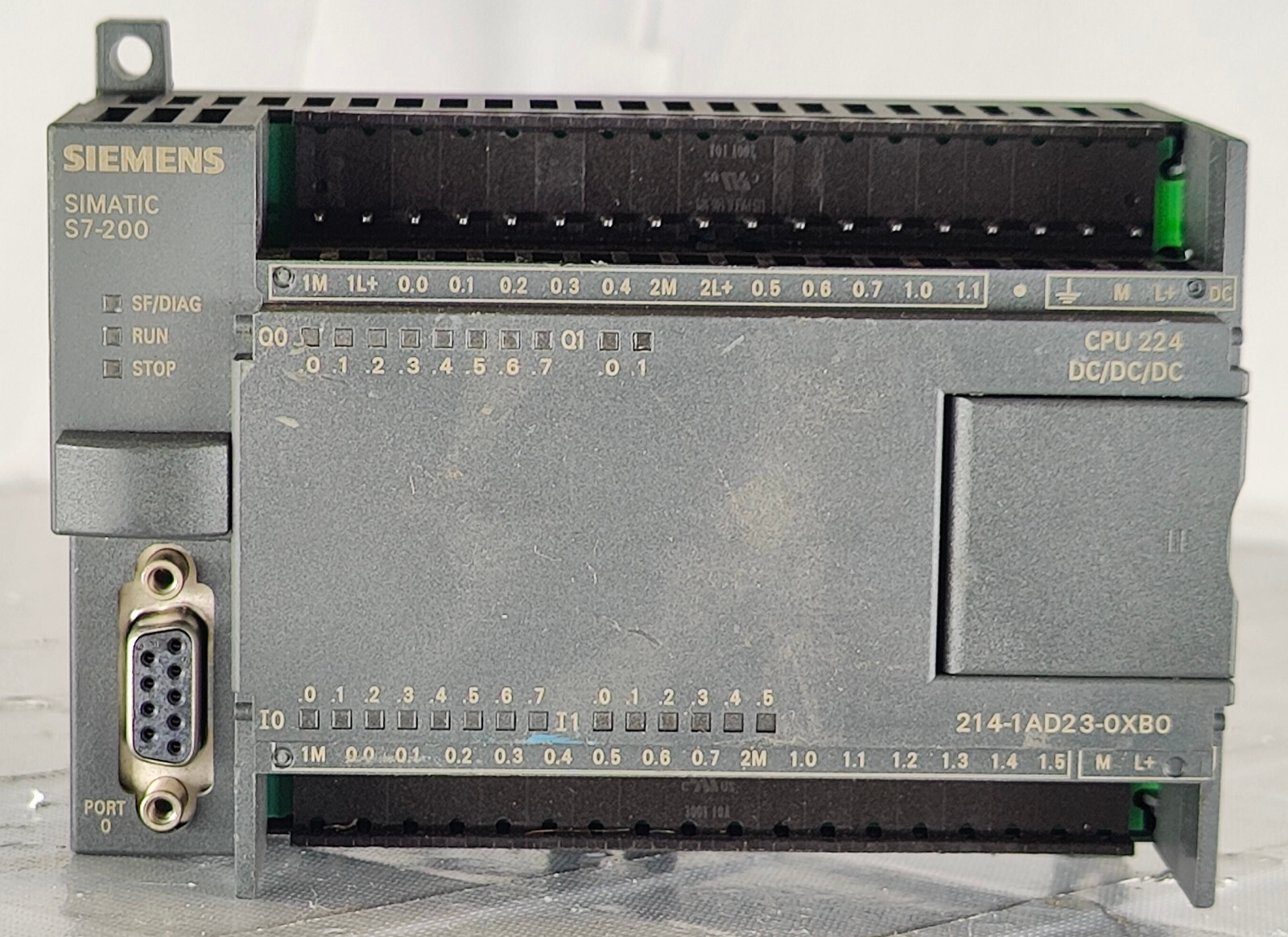 Siemens Simantic S7-200 CPU 224 DC/DC/DC 214-1AD23-0XB0 Controller Module