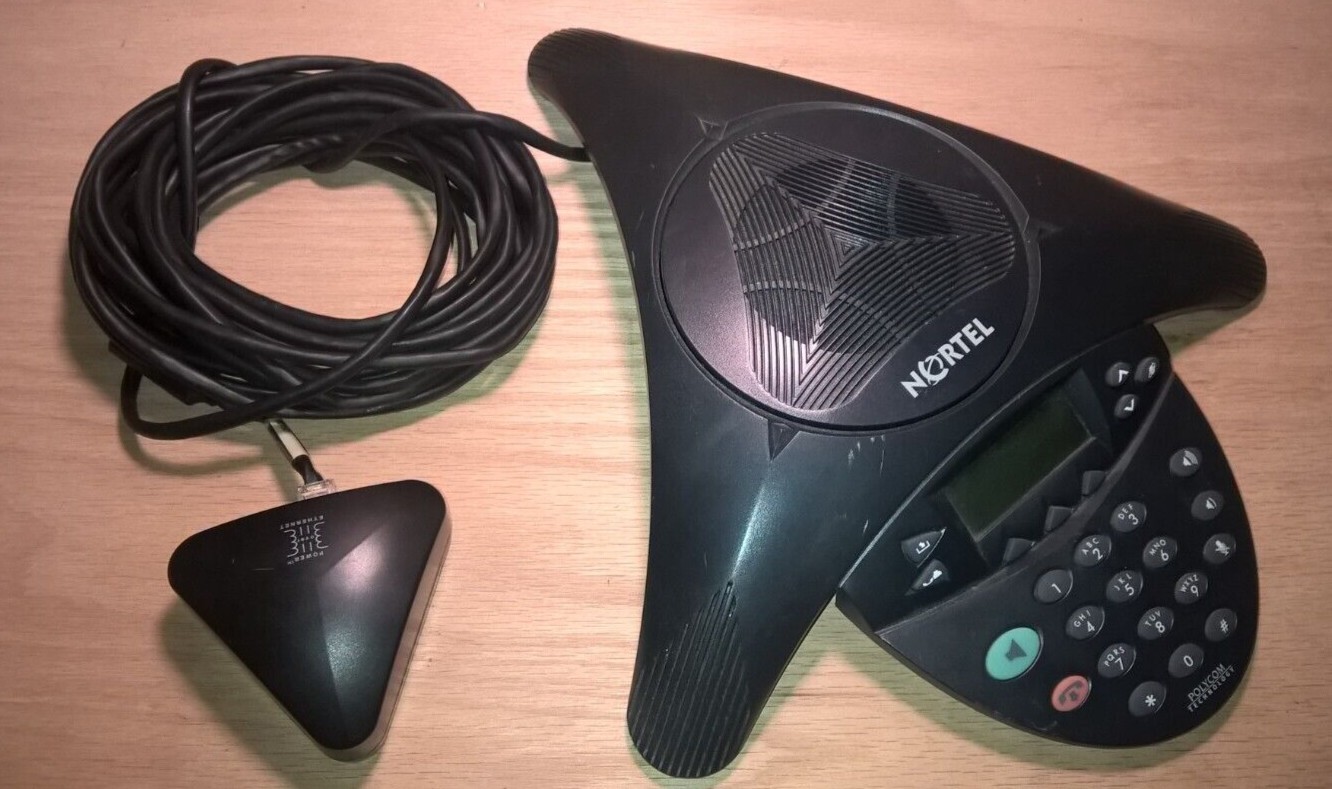 TESTED Nortel IP Audio Conference Phone 2033 2201-06692-601 Triangle Mic