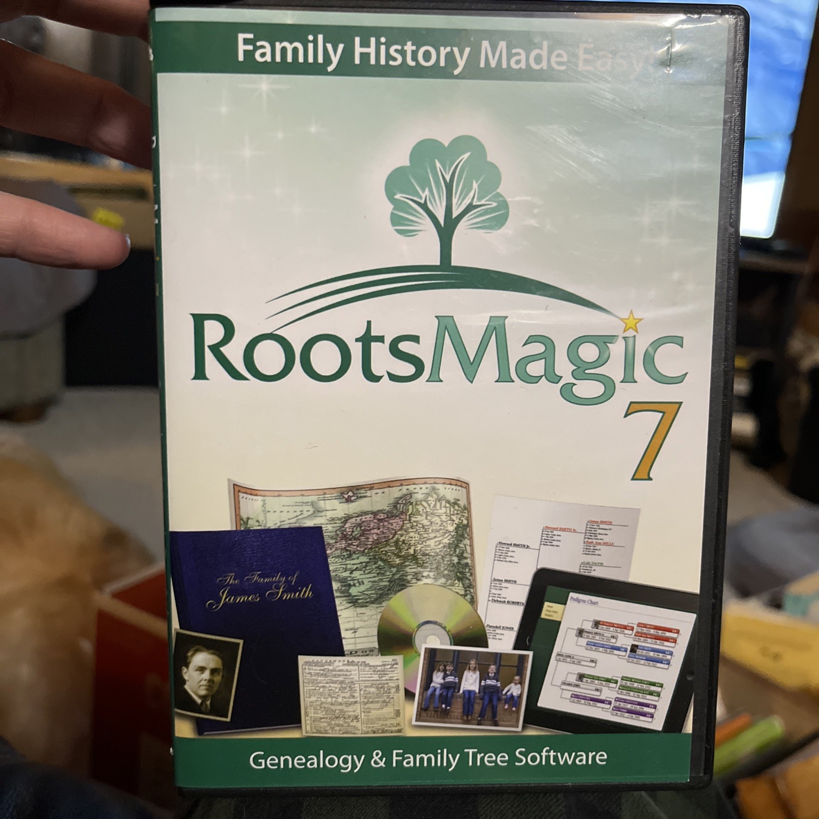 RootsMagic 7 Family Tree Genealogy CD-ROM Roots Magic LN