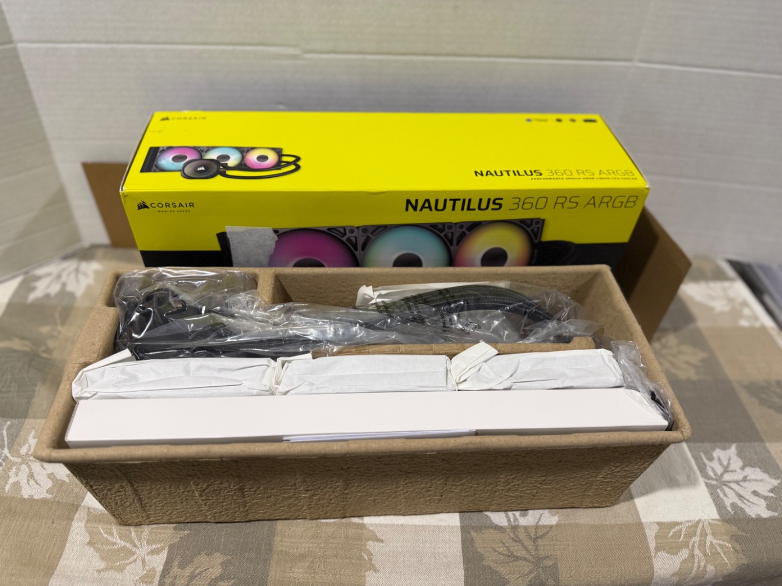 Nautilus 360 RS ARGB liquid CPU cooler black