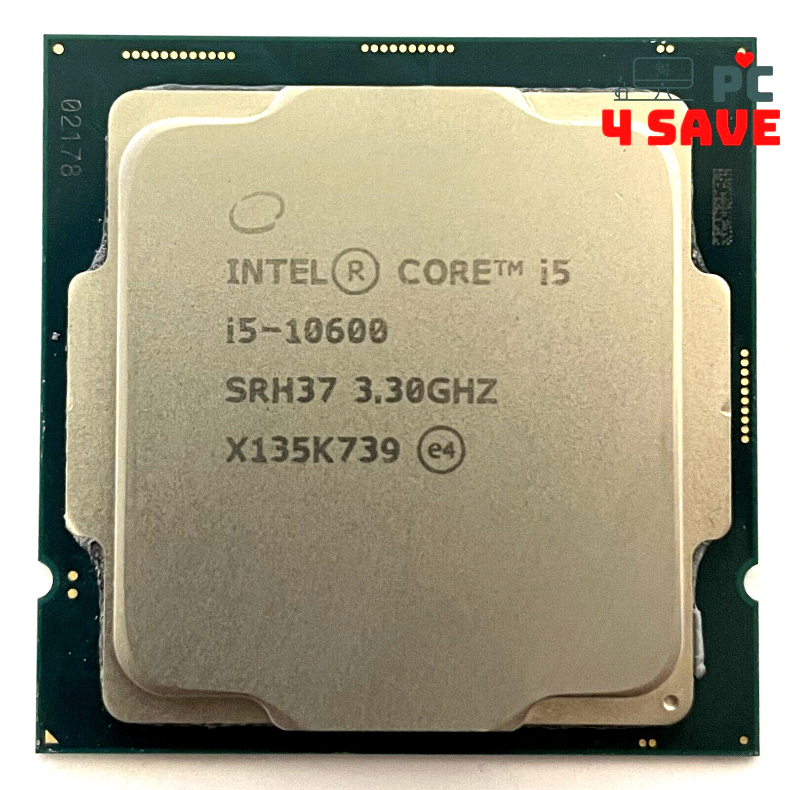 10th Gen Intel Core i5-10600 CPU 3.3GHz (Turbo 4.8GHz) 6-Core 12M LGA1200 SRH37