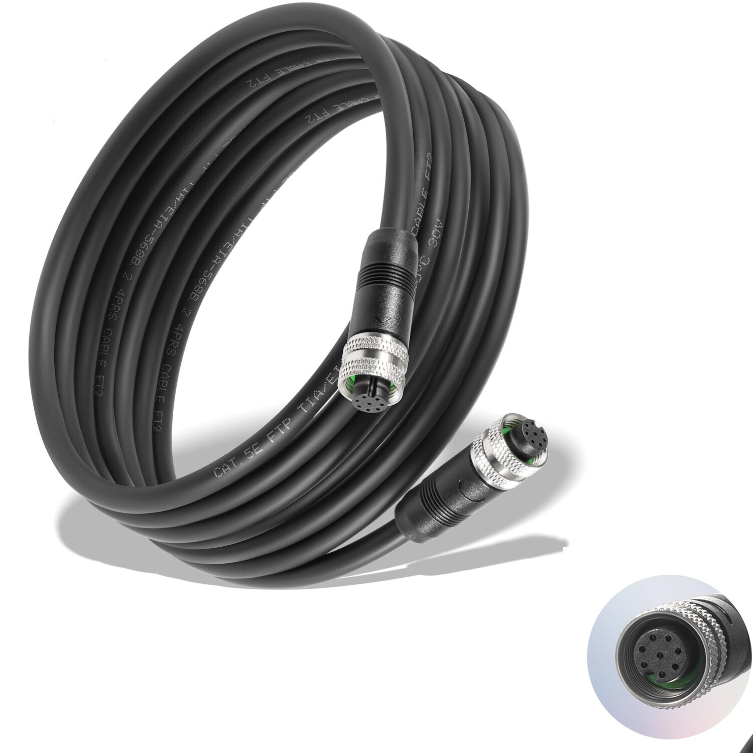 for Humminbird 720073-5 15 Foot Boat Ethernet Cable AS EC 15E 15ft Ethernet Cord