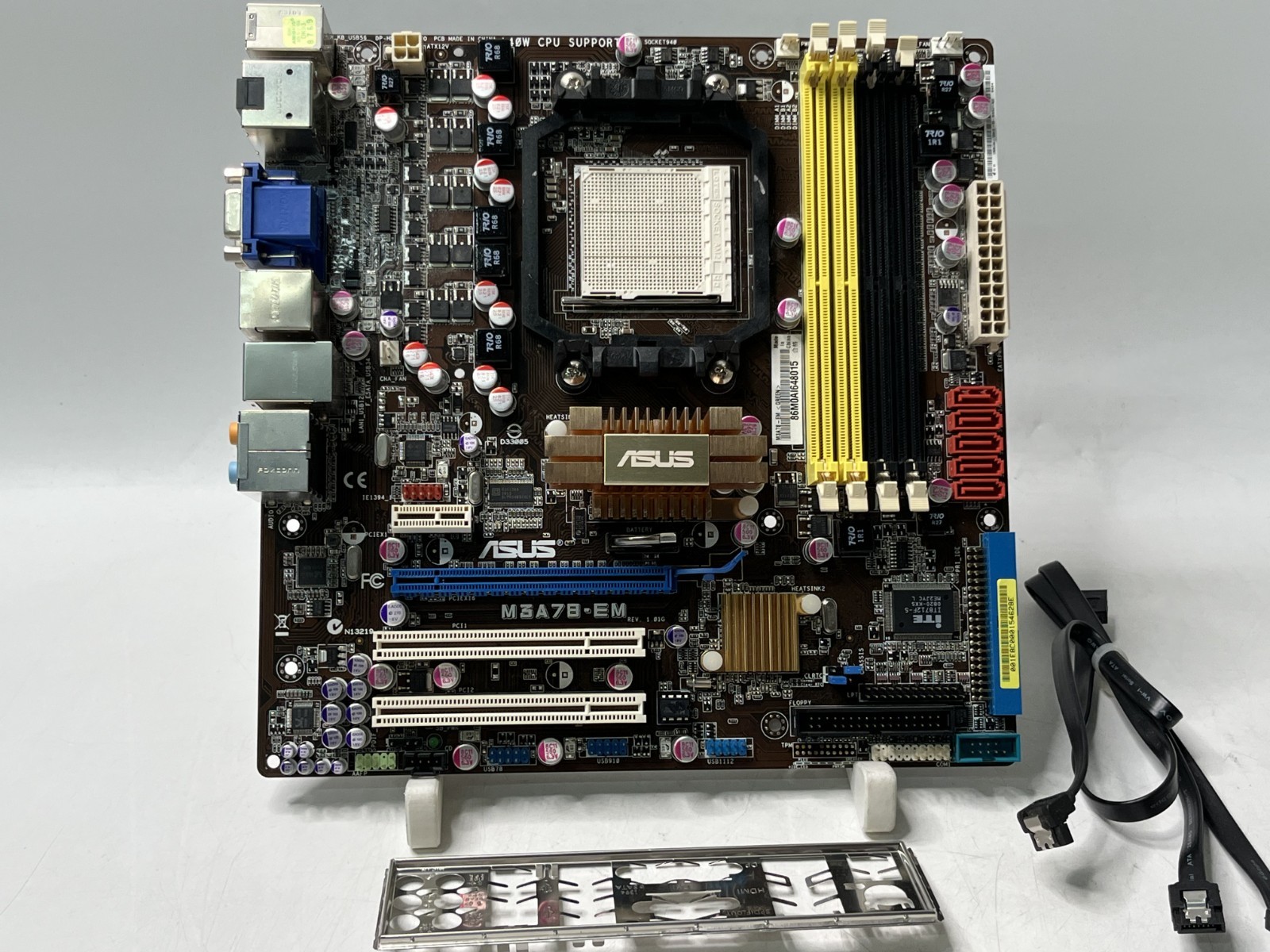 Asus M3A78-EM Mid-ATX DDR2 AM2 AMD Socket Motherboard  tested