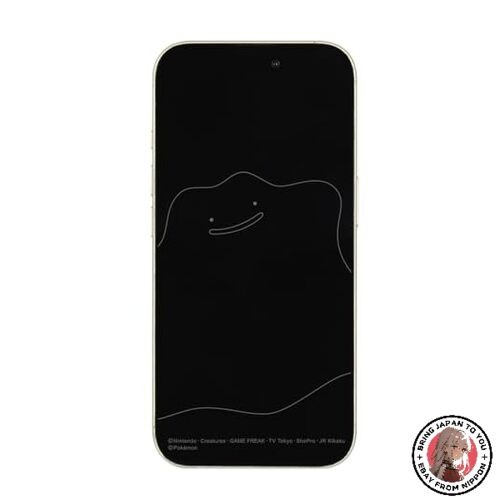 Gourmandise Pokemon Ditto Glass Screen Protector POKE-963C for iPhone 16 15 14