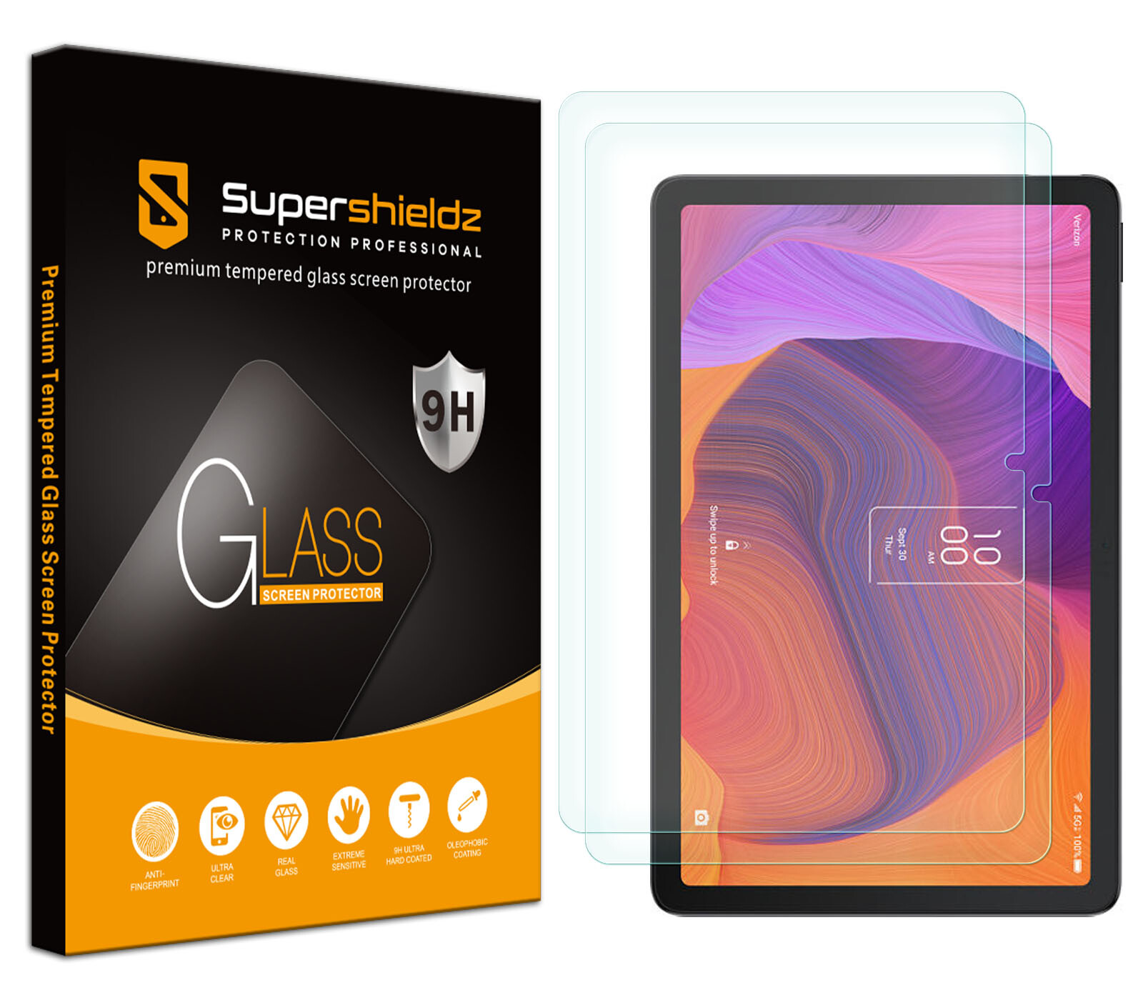 2x Supershieldz Tempered Glass Screen Protector for T-Mobile Revvl Tab 5G 10.36"