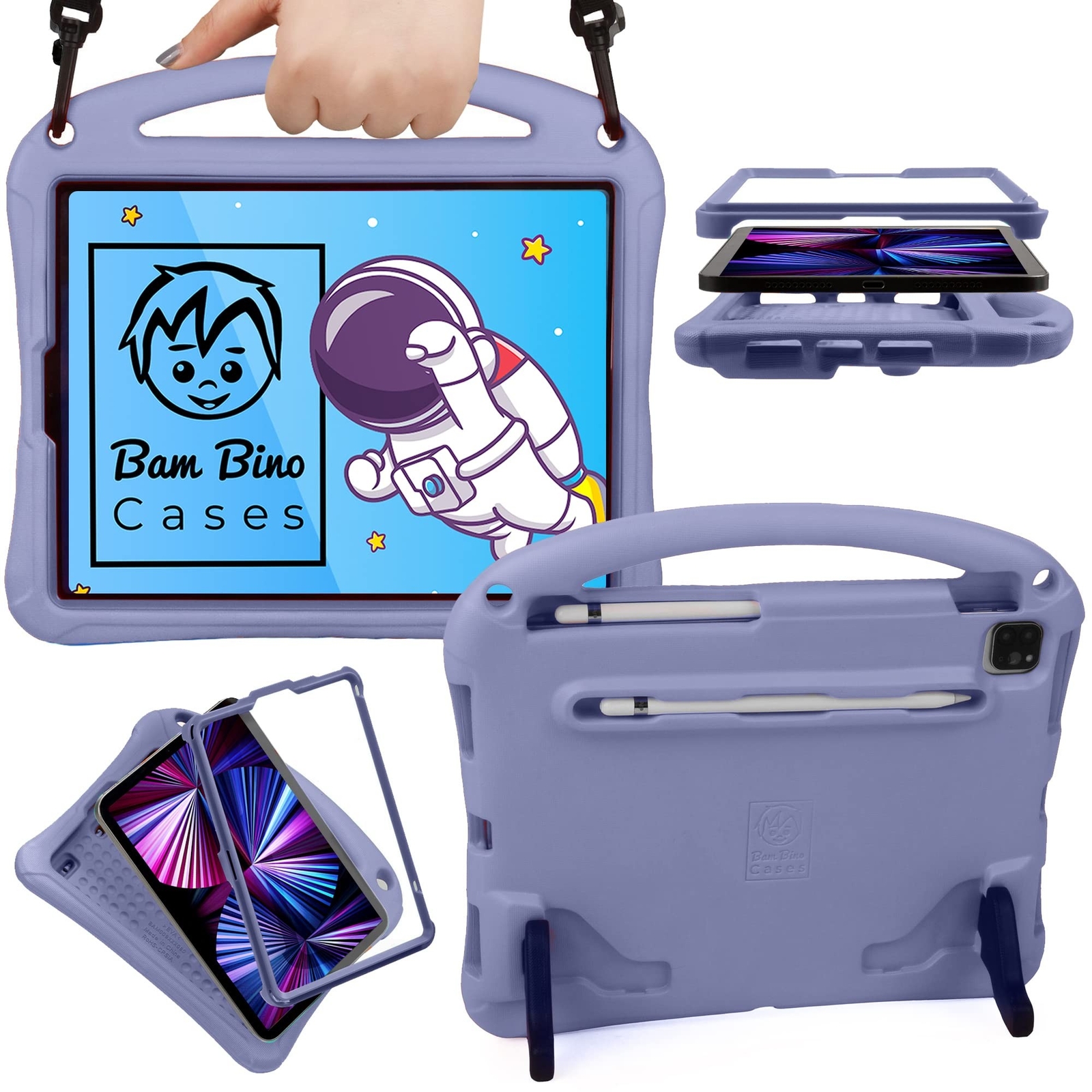 Bam Bino Space Suit Case for iPad Pro 12.9" 3rd/4th/5th/6th Generation (2018-...