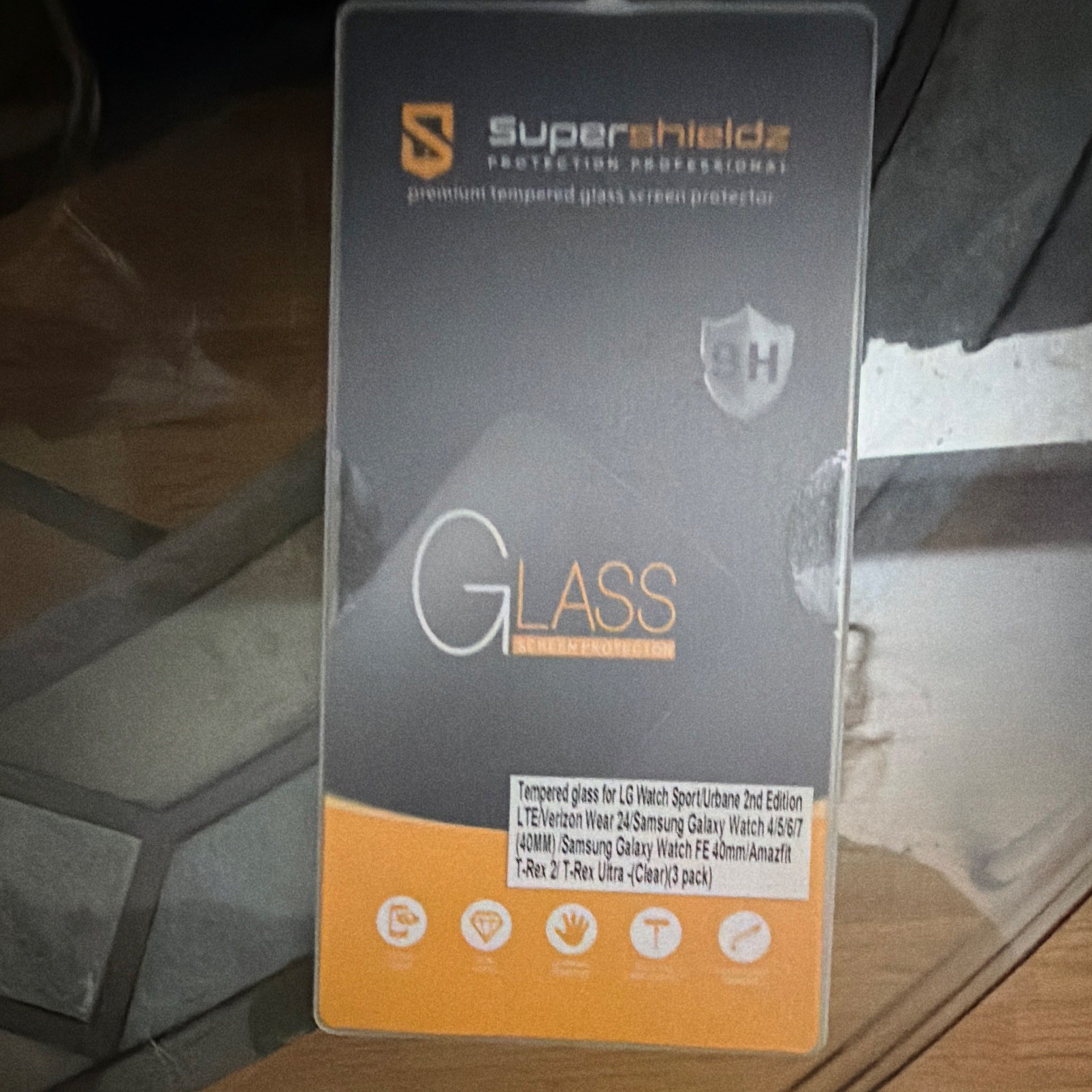 Supershieldz Clear Tempered Glass Screen Protector Anti-Scratch Bubble Free