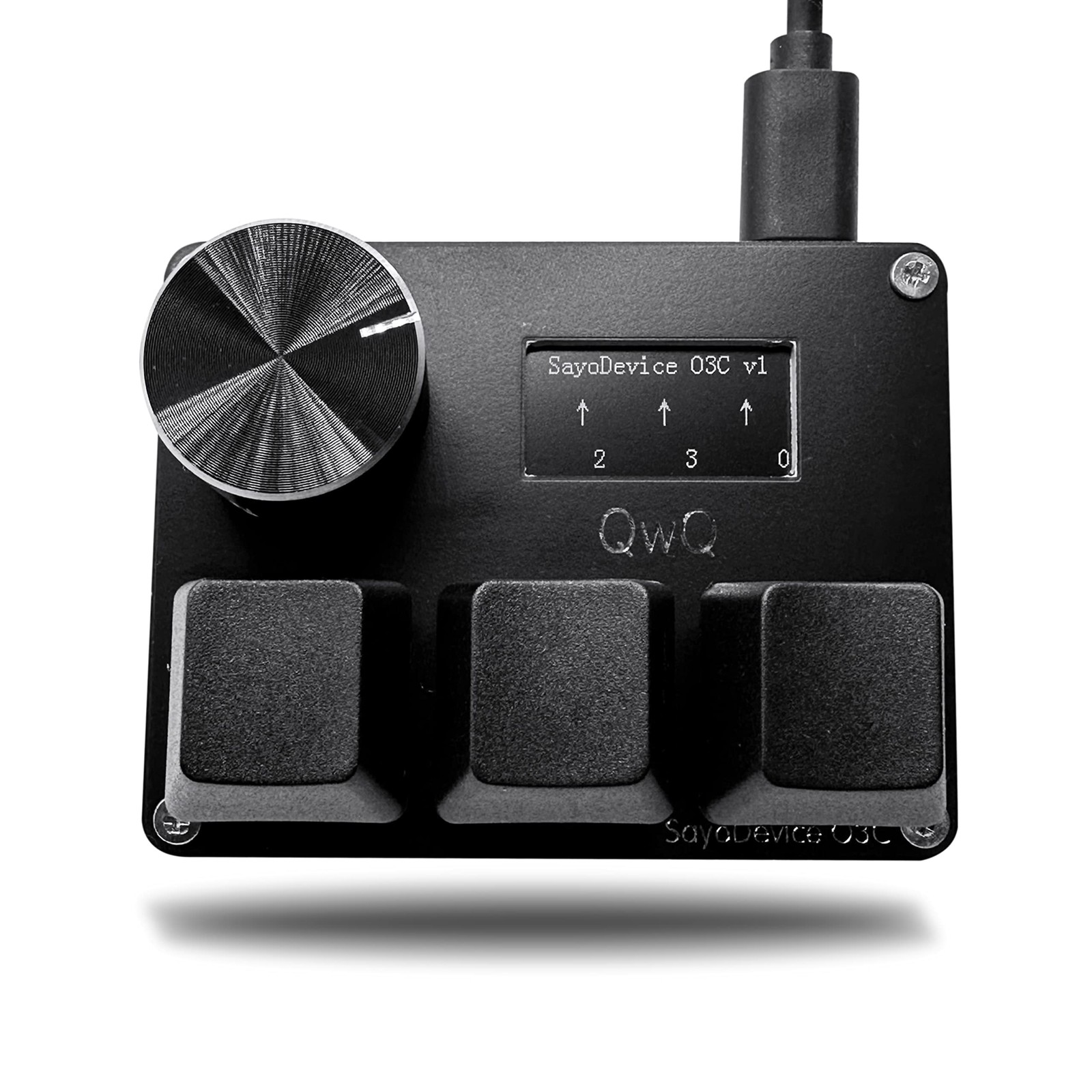 BTXETUEL SayoDevice O3C OSU Keyboard Rapid Trigger Hall Switches black