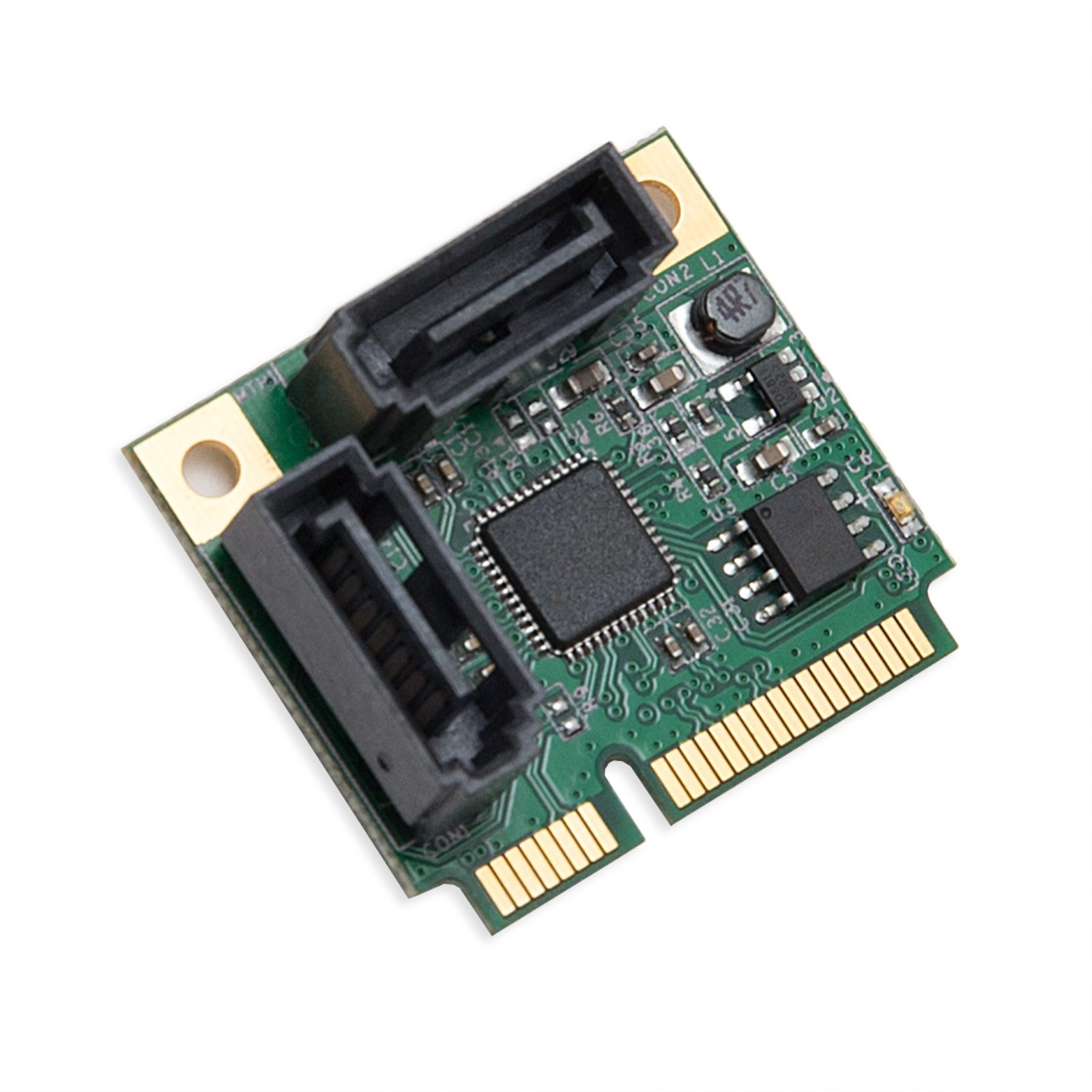 Open box 2 Port SATA III Mini PCI-e 2.0 RAID Card