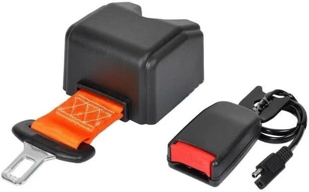 FORKLIFT RETRACTABLE SEAT BELT ORANGE BLACK WITH 5 Amp ACTIVATOR SWITCH NEW