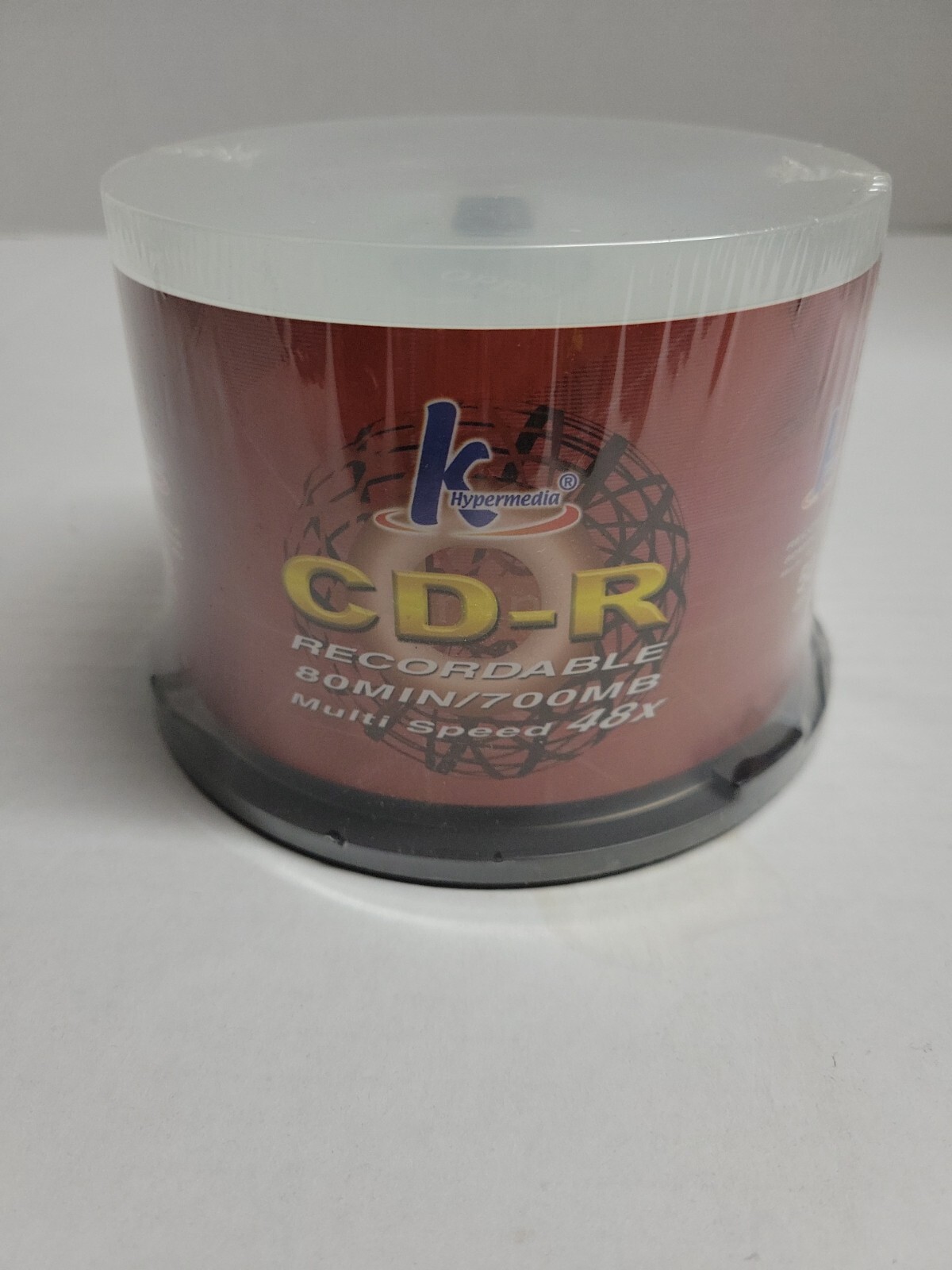 CD-R 80 Min 700MB 50-Pack Blank Compact Disc Recordable 48X K Hypermedia