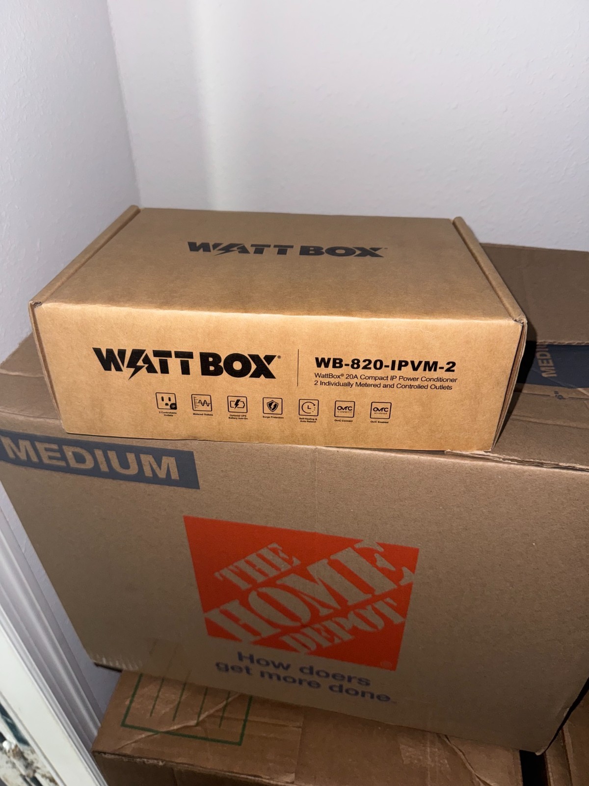 WattBox WB-820-IPVM-2 820 Series 20A IP Power Conditioner, 2 Outlets Brand New