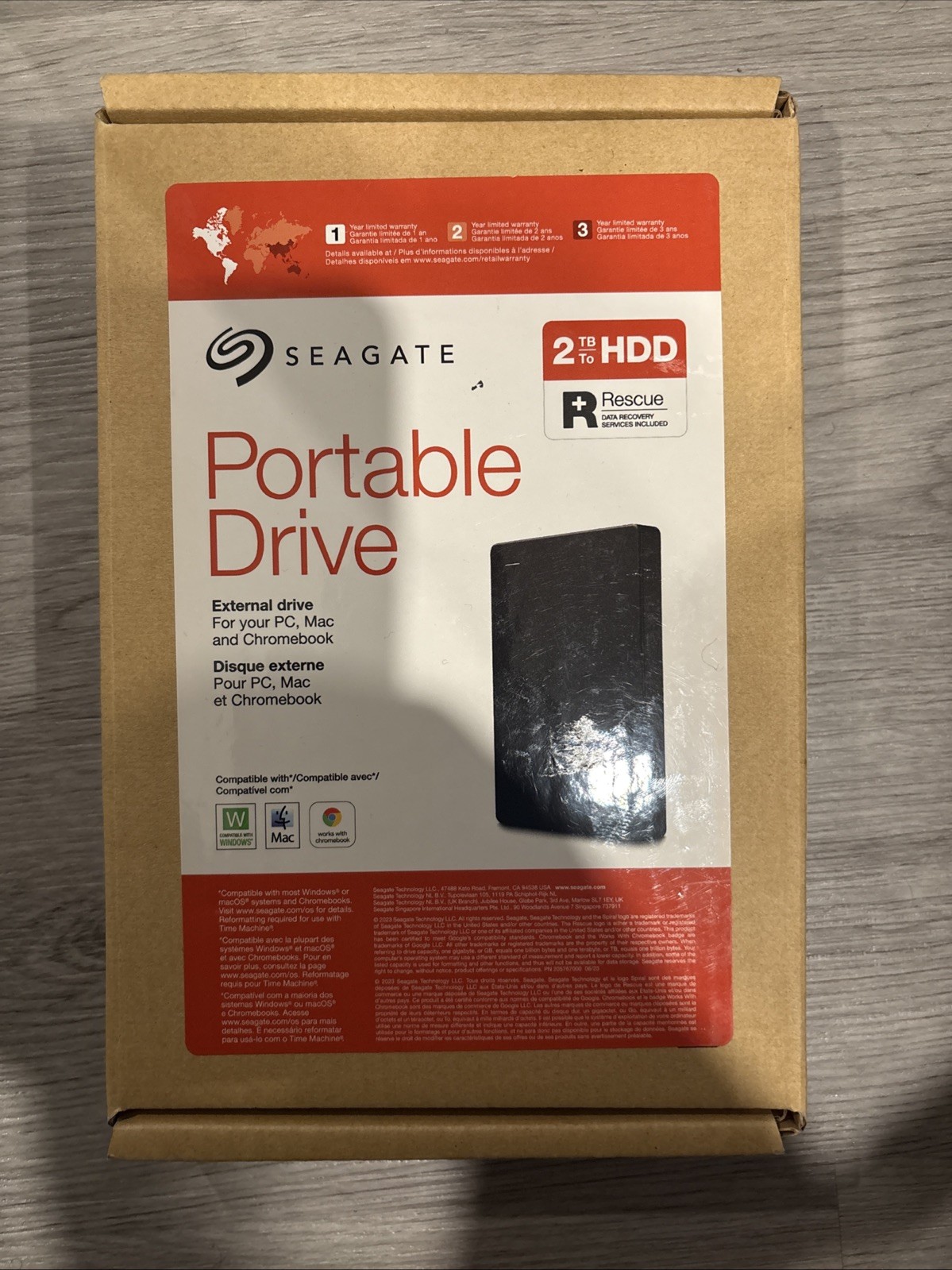2TB Seagate STGX2000400 Portable External Hard Drive USB 3.0
